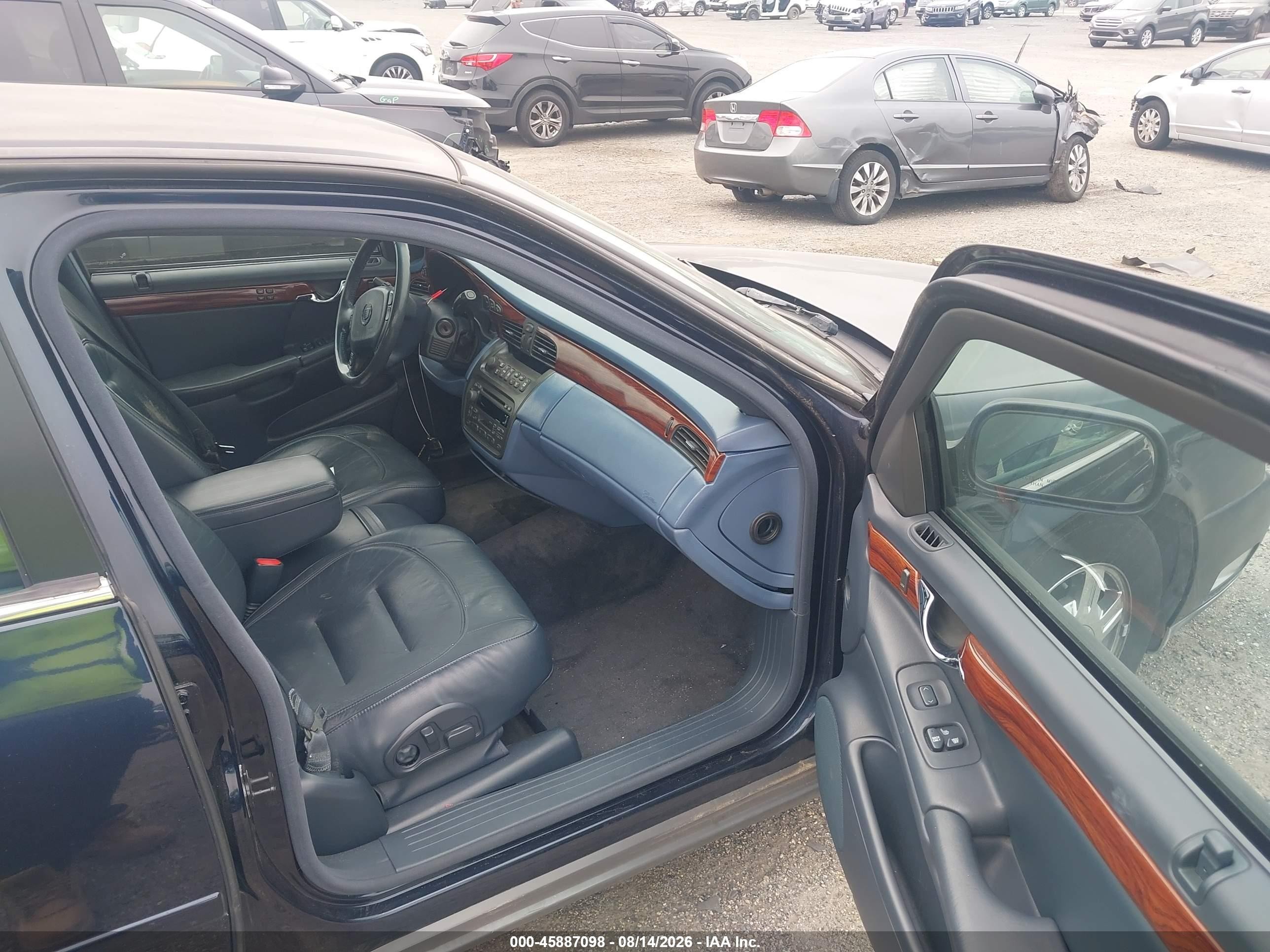 2003 Cadillac Deville Standard Blue vin: 1G6KD54Y53U115168