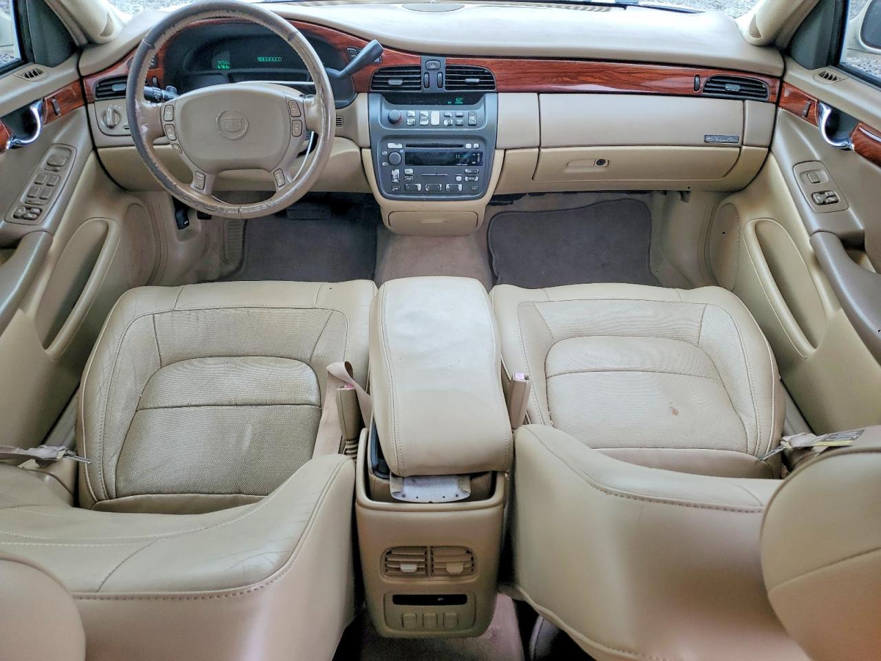 2004 Cadillac Deville White vin: 1G6KD54Y64U224515