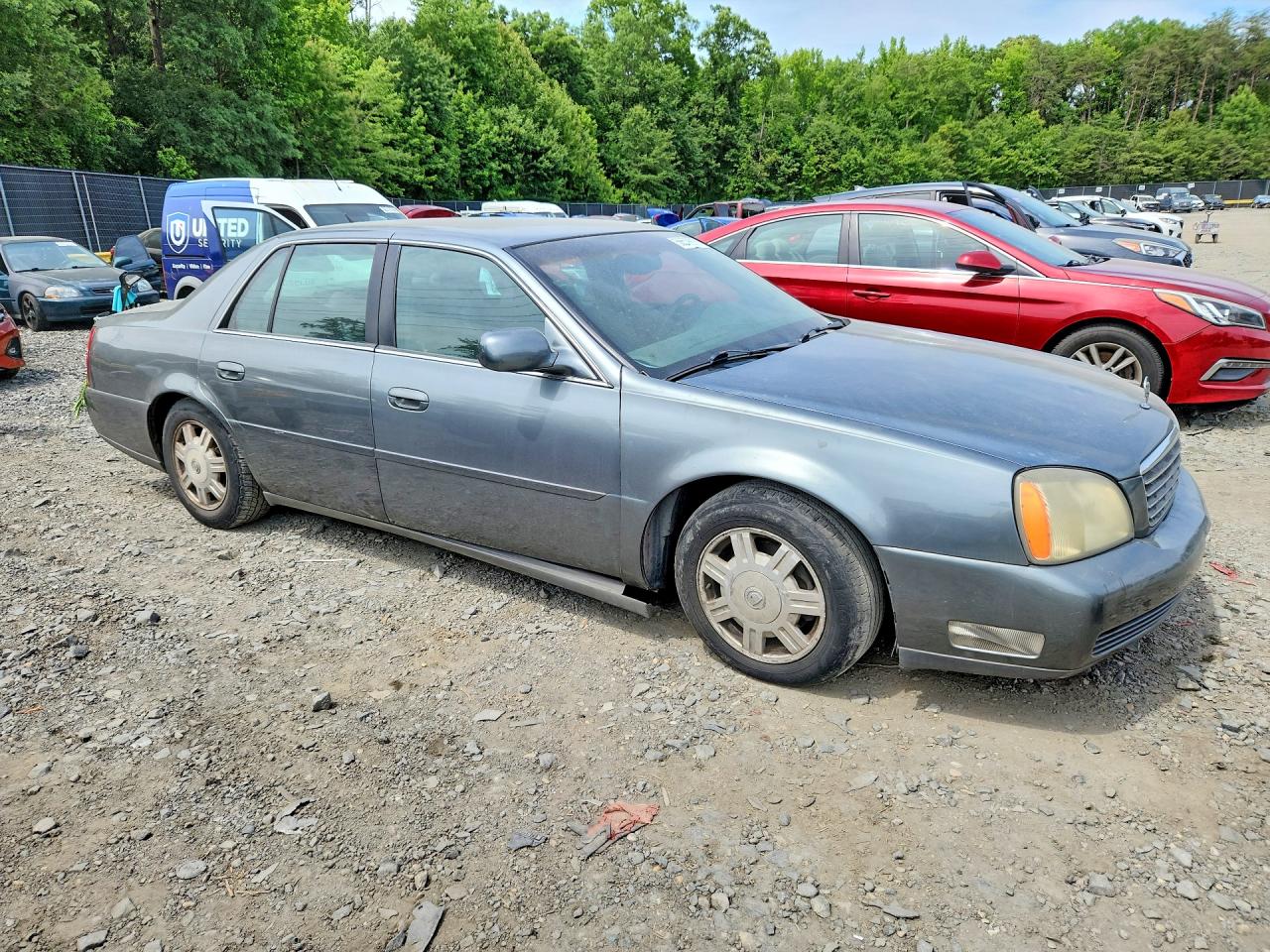 2005 Cadillac Deville Gray vin: 1G6KD54Y65U253563