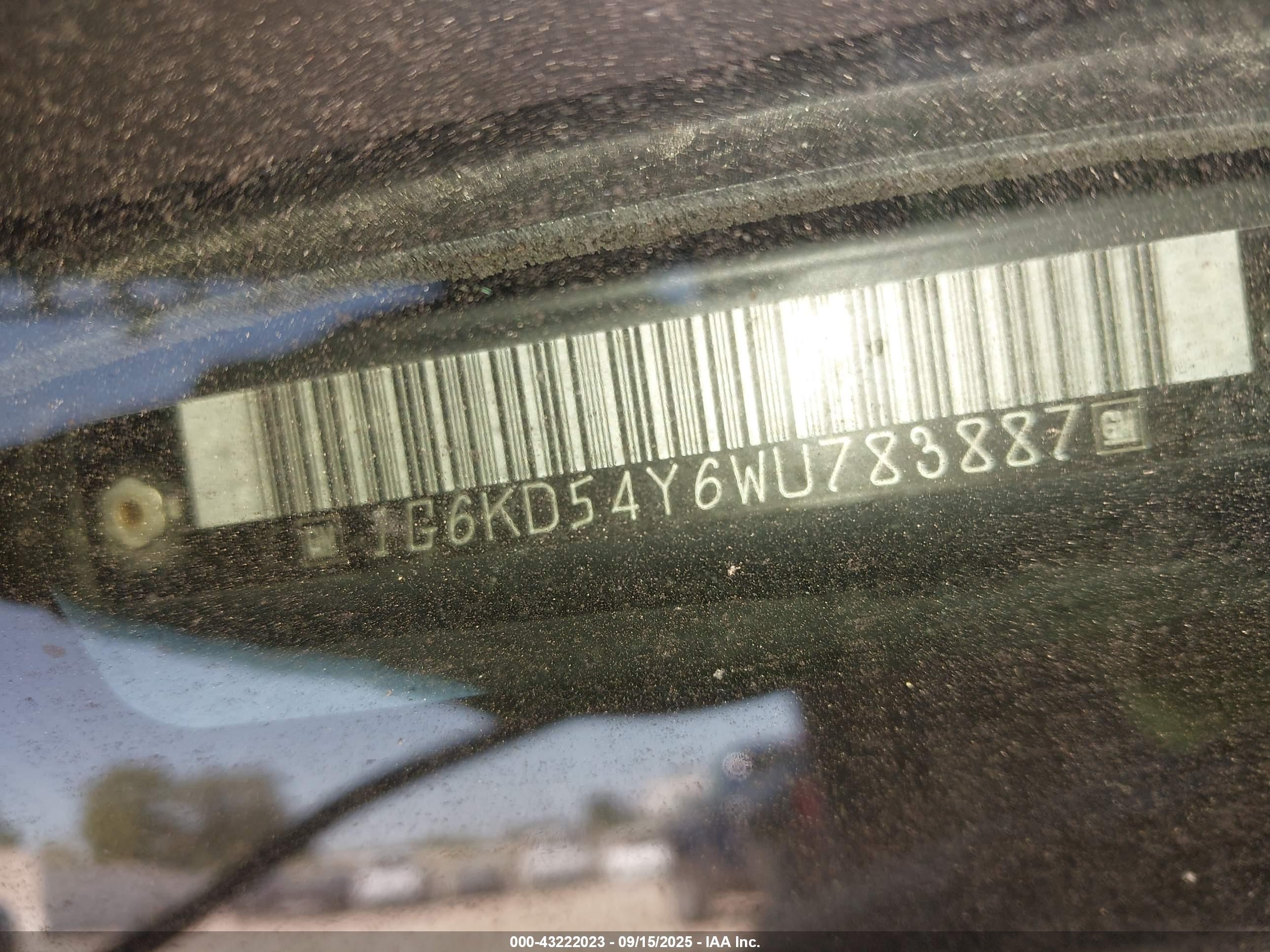 1998 Cadillac Deville Standard Черный vin: 1G6KD54Y6WU783887