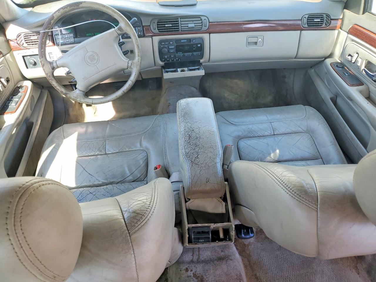 1999 Cadillac Deville White vin: 1G6KD54Y6XU809793