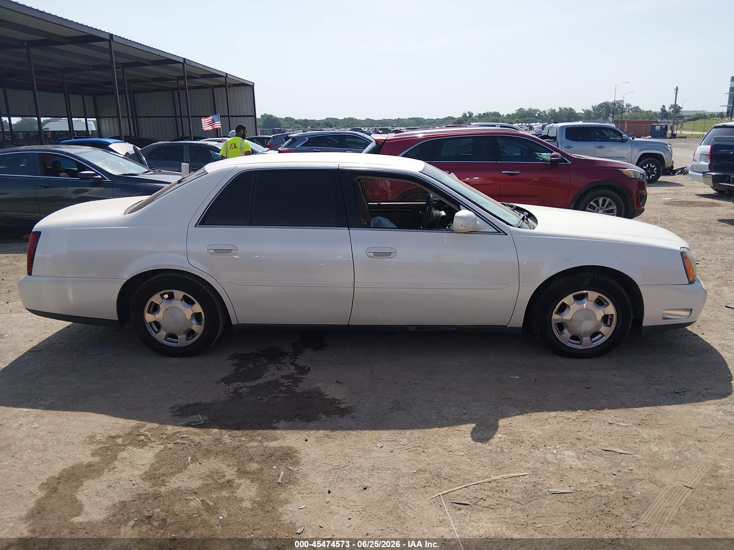 2001 Cadillac Deville Standard W/w20 White vin: 1G6KD54Y71U247393
