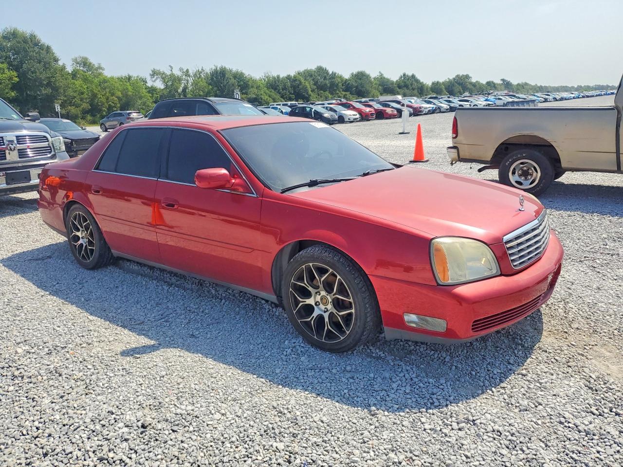 2004 Cadillac Deville Красный vin: 1G6KD54Y74U164681