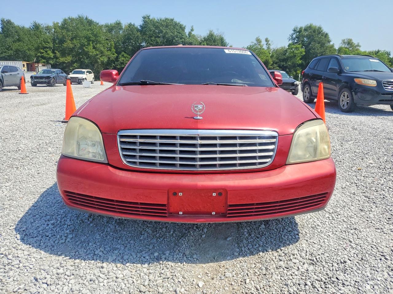 2004 Cadillac Deville Красный vin: 1G6KD54Y74U164681