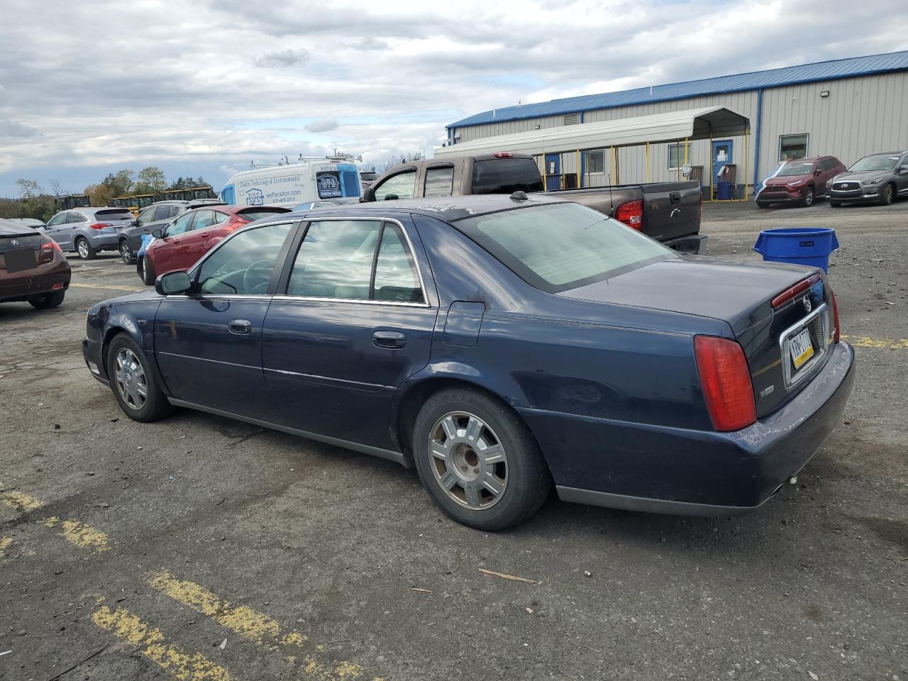2004 Cadillac Deville Синий vin: 1G6KD54Y74U247303