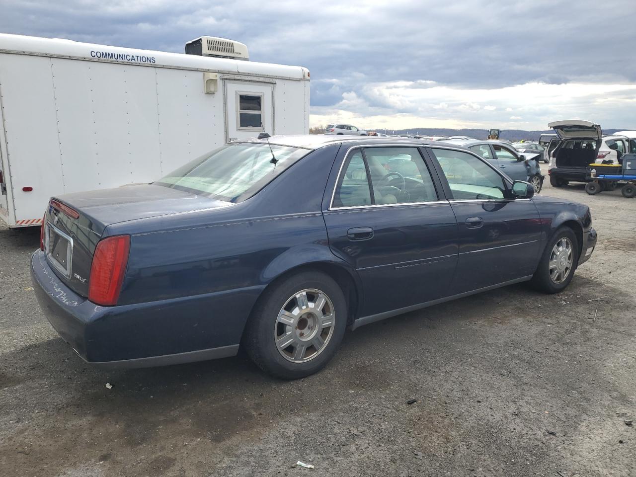 2004 Cadillac Deville Синий vin: 1G6KD54Y74U247303