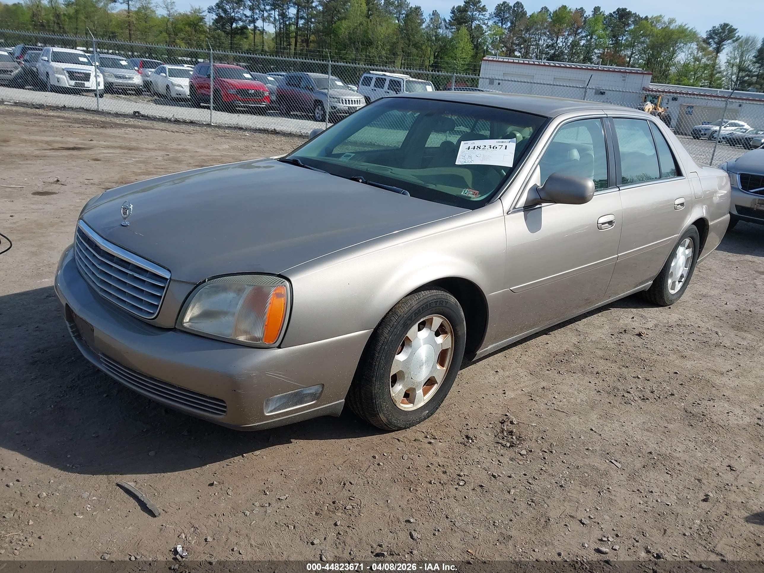 2001 Cadillac Deville Standard W/w20 Коричневый vin: 1G6KD54Y81U238122