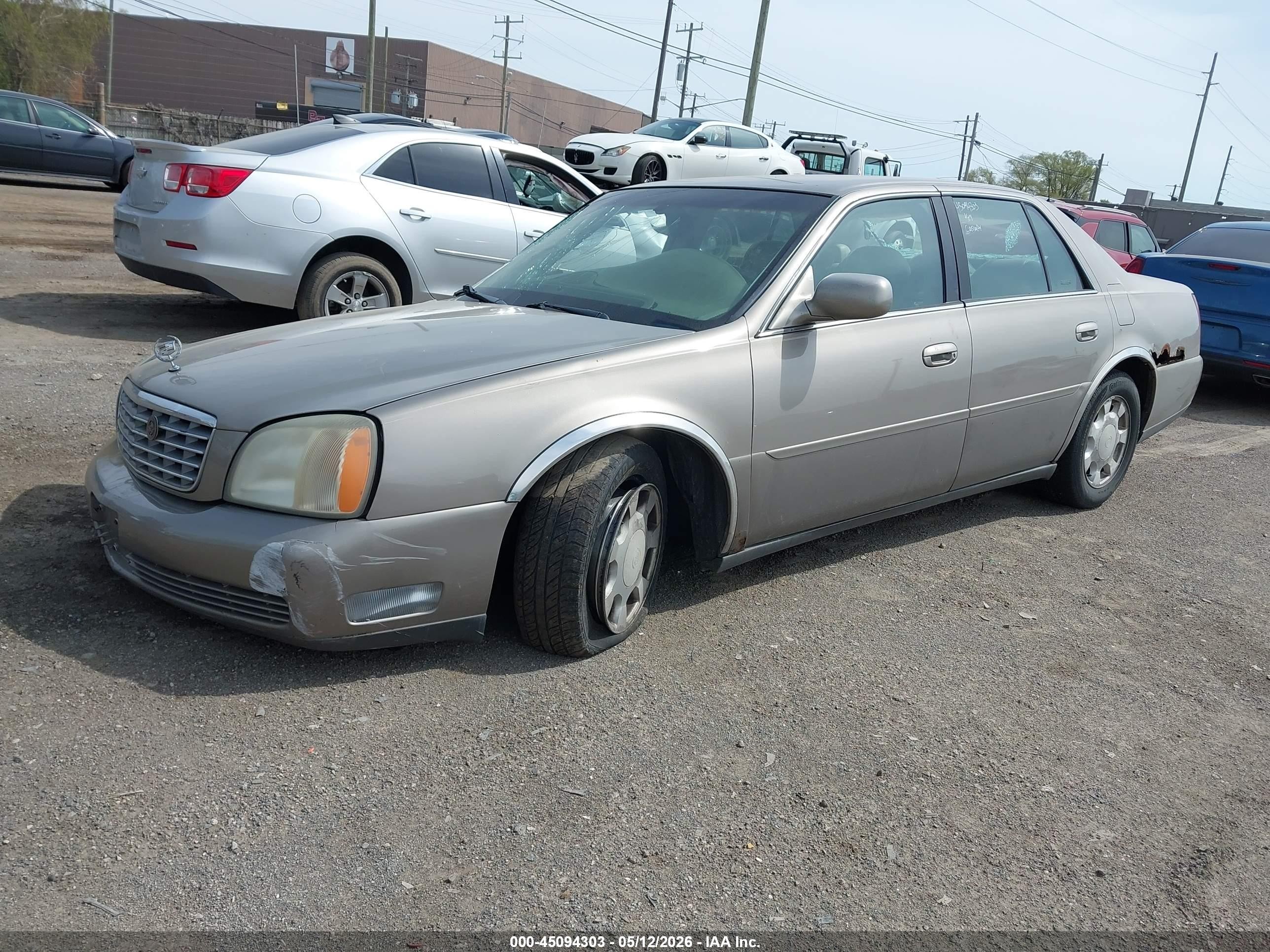 2001 Cadillac Deville Standard W/w20 Beige vin: 1G6KD54Y81U301431