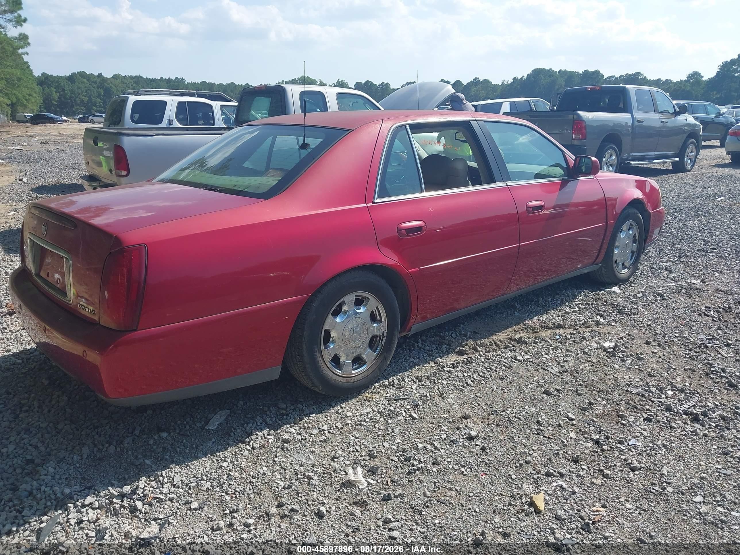 2002 Cadillac Deville   Красный vin: 1G6KD54Y82U219944