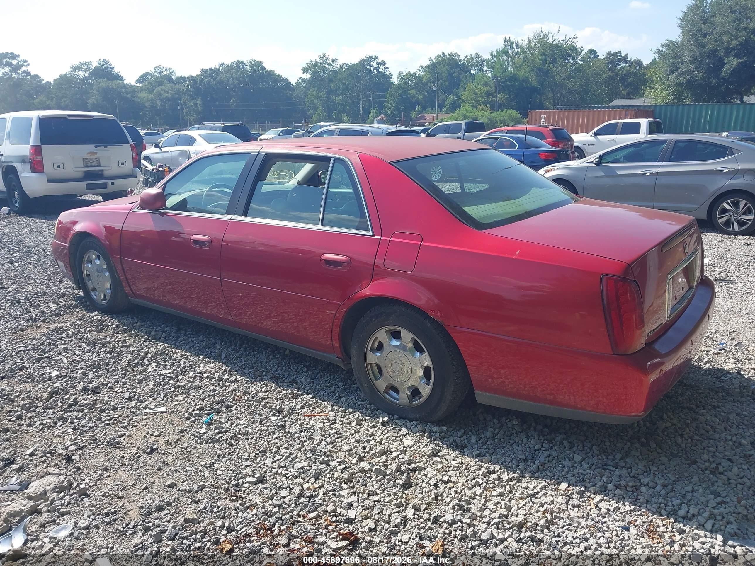 2002 Cadillac Deville   Красный vin: 1G6KD54Y82U219944