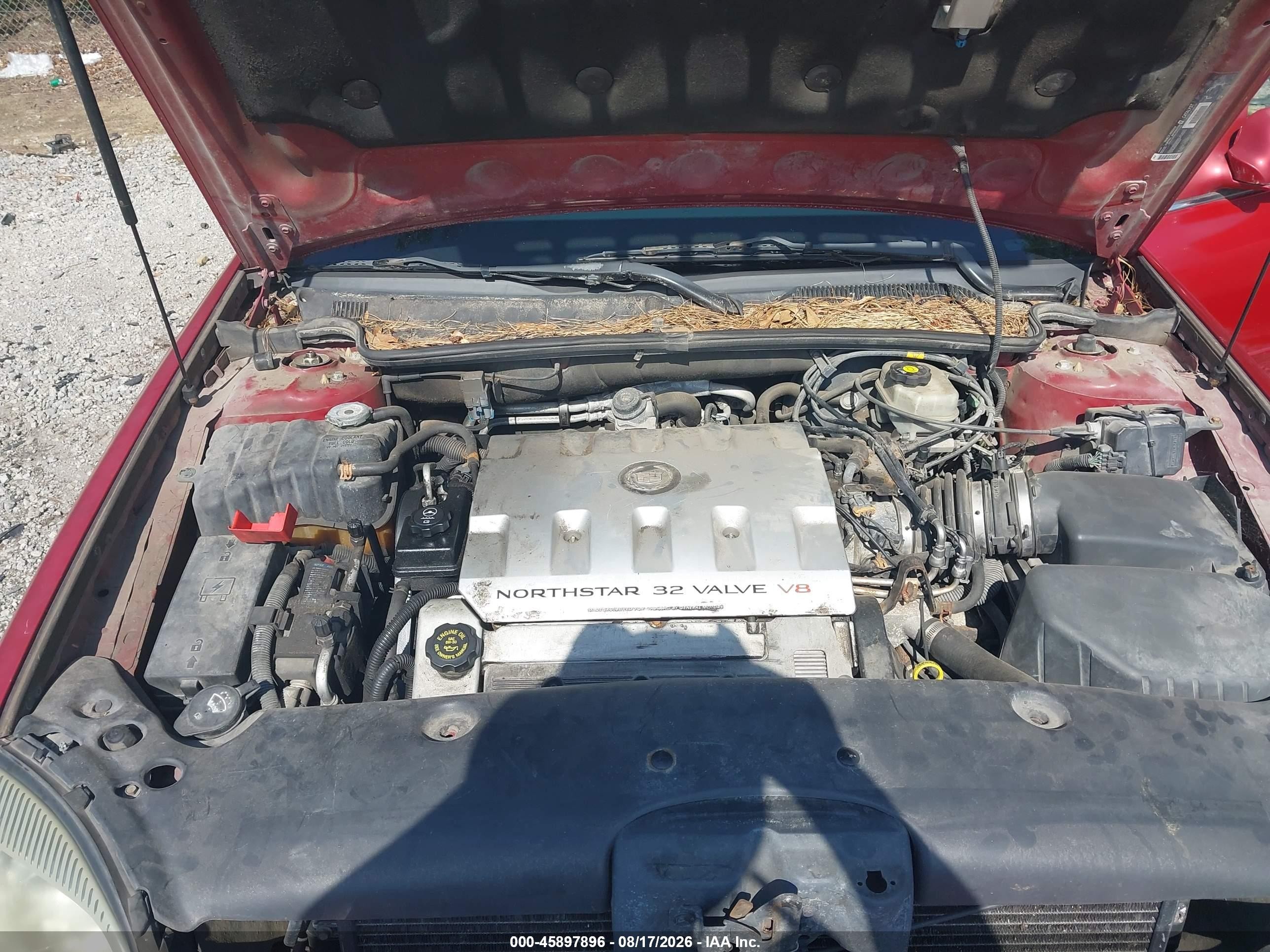 2002 Cadillac Deville   Красный vin: 1G6KD54Y82U219944
