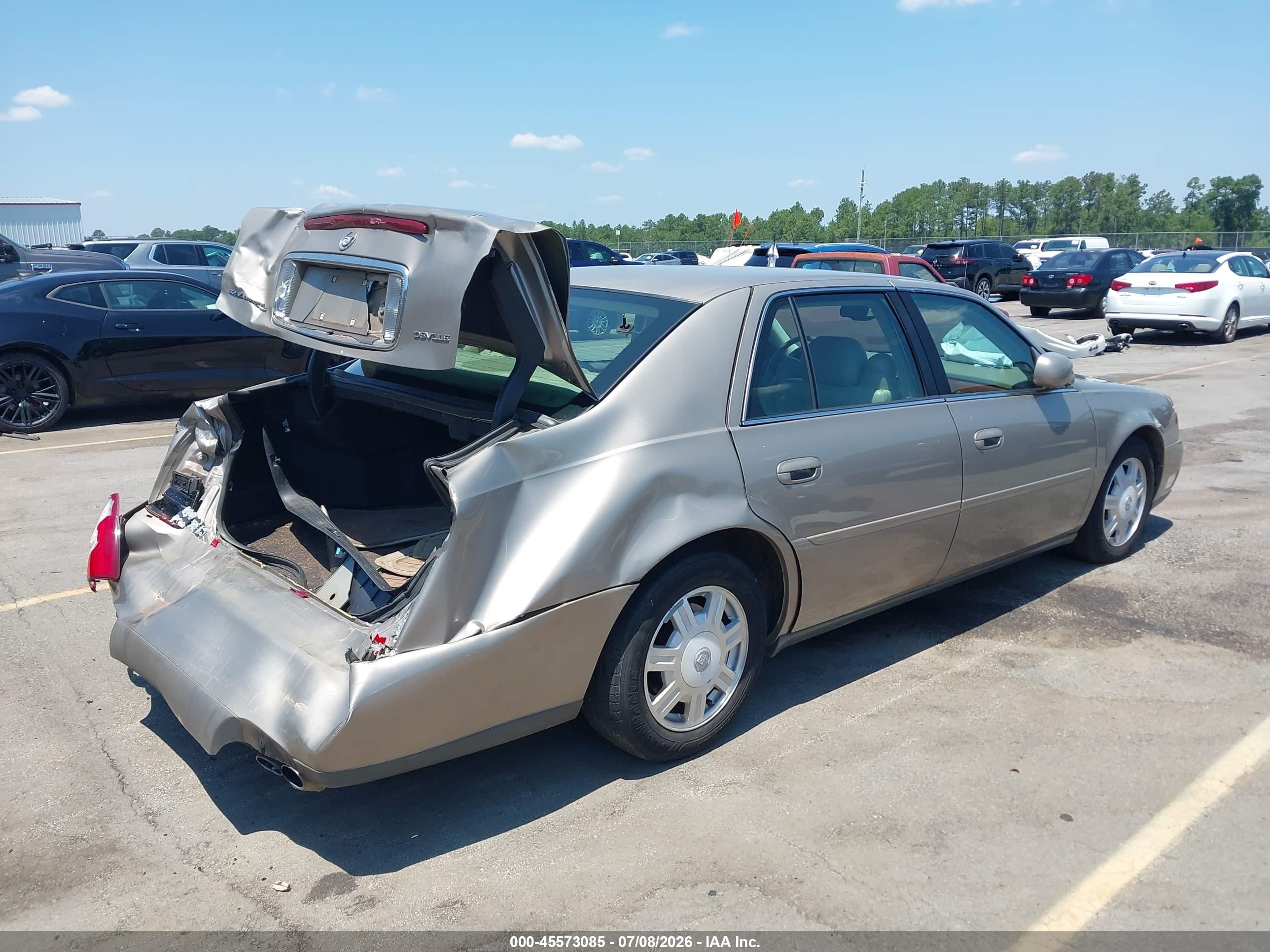 2003 Cadillac Deville Standard Золотой vin: 1G6KD54Y83U172755