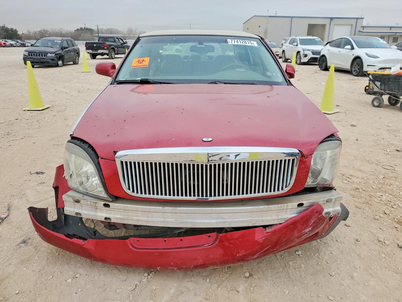 2003 Cadillac Deville Red vin: 1G6KD54Y83U229097