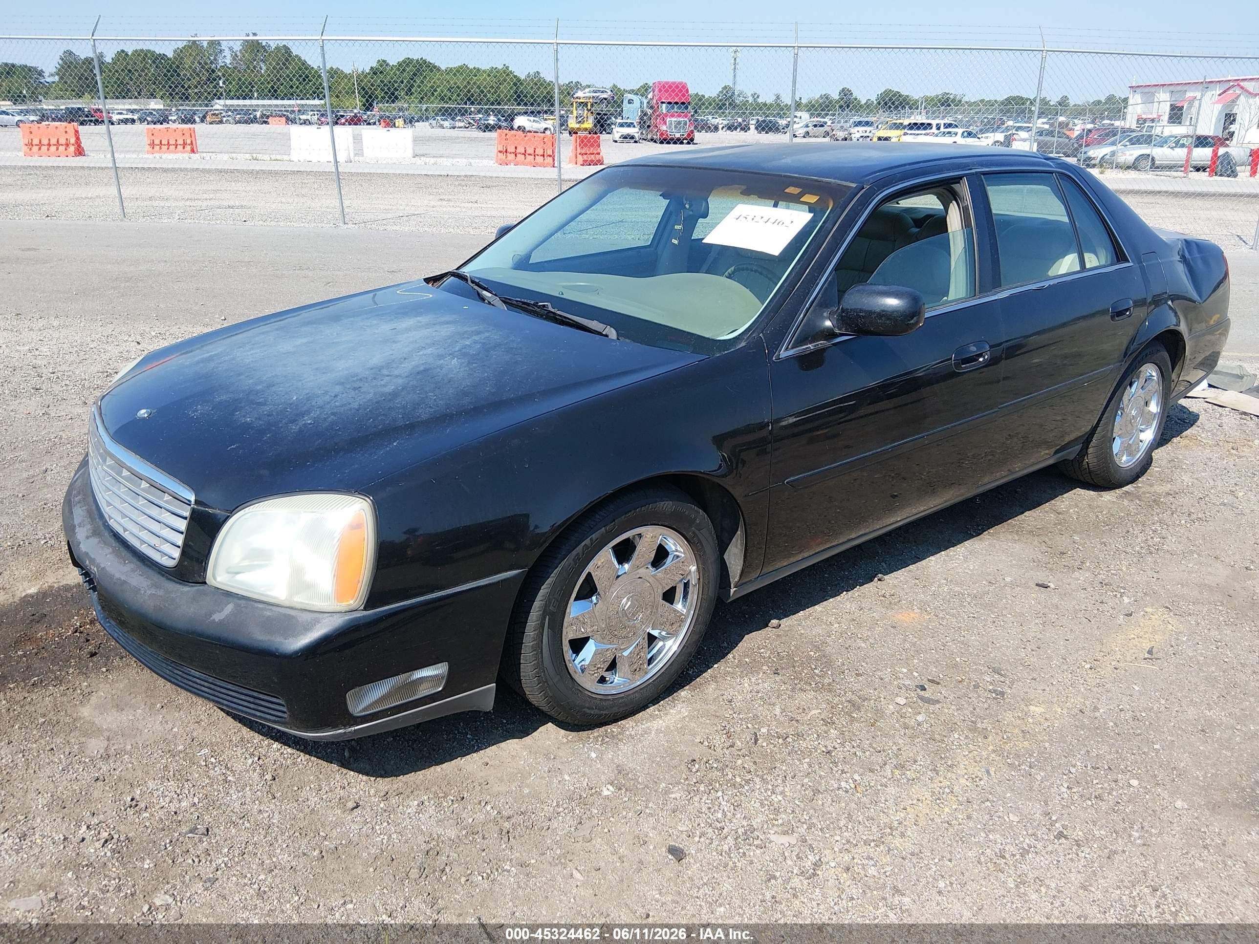 2004 Cadillac Deville Standard Black vin: 1G6KD54Y84U137716