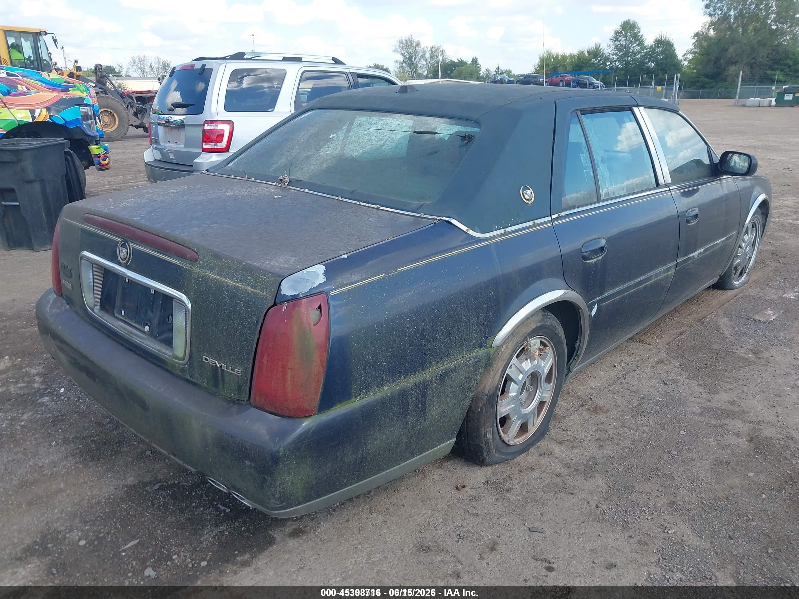 2004 Cadillac Deville Standard Blue vin: 1G6KD54Y84U252476
