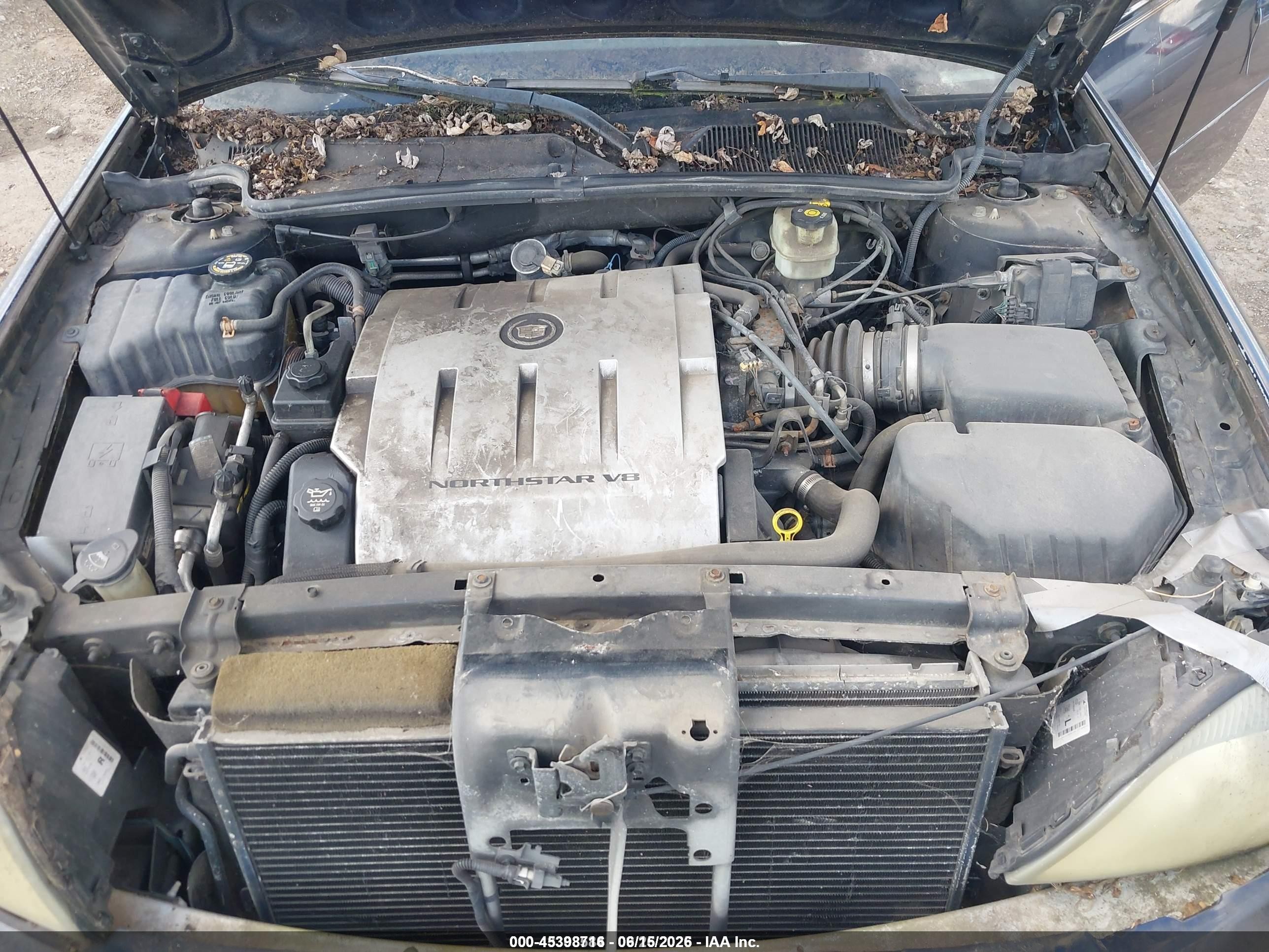 2004 Cadillac Deville Standard Blue vin: 1G6KD54Y84U252476