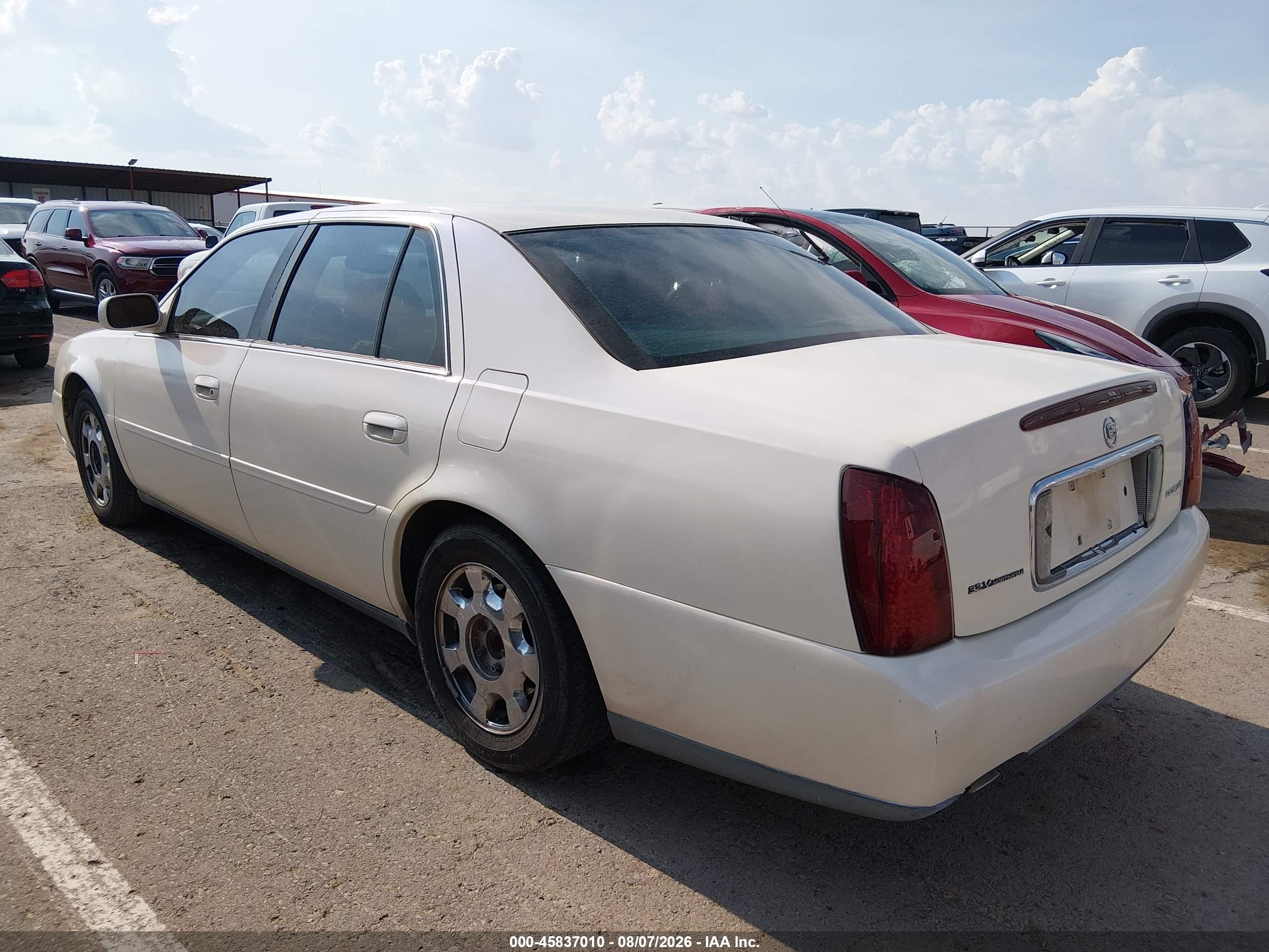 2002 Cadillac Deville   White vin: 1G6KD54Y92U215272