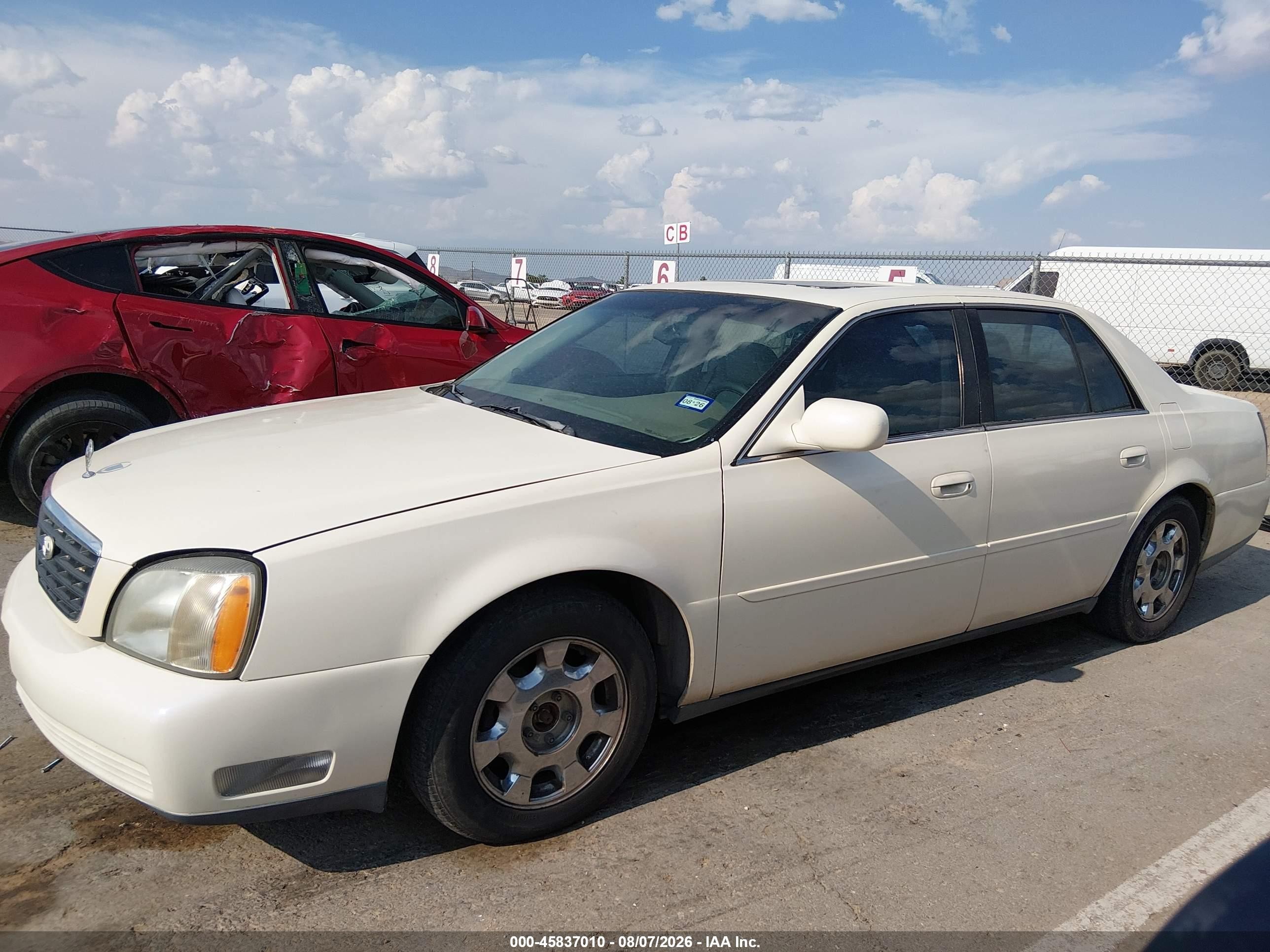 2002 Cadillac Deville   White vin: 1G6KD54Y92U215272