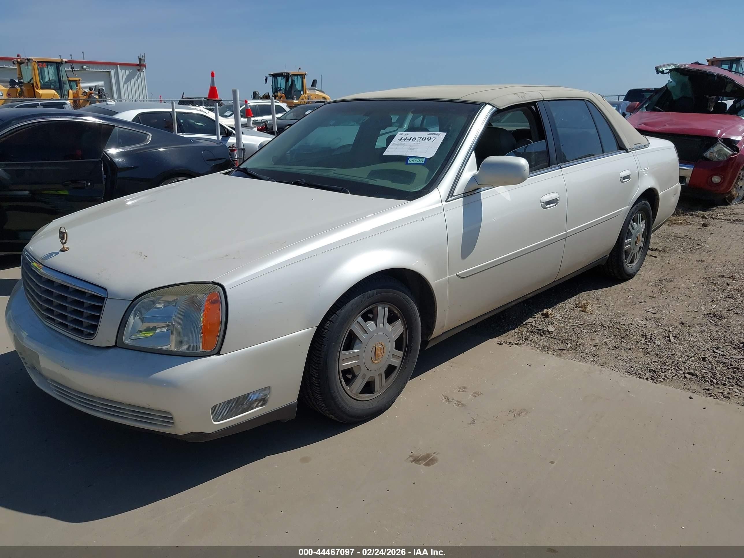 2003 Cadillac Deville Standard White vin: 1G6KD54Y93U221560
