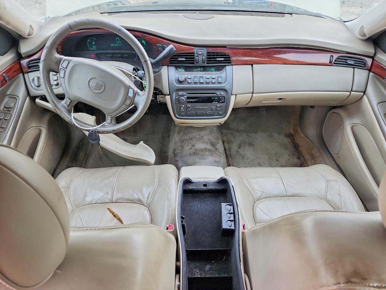 2004 Cadillac Deville White vin: 1G6KD54Y94U138034