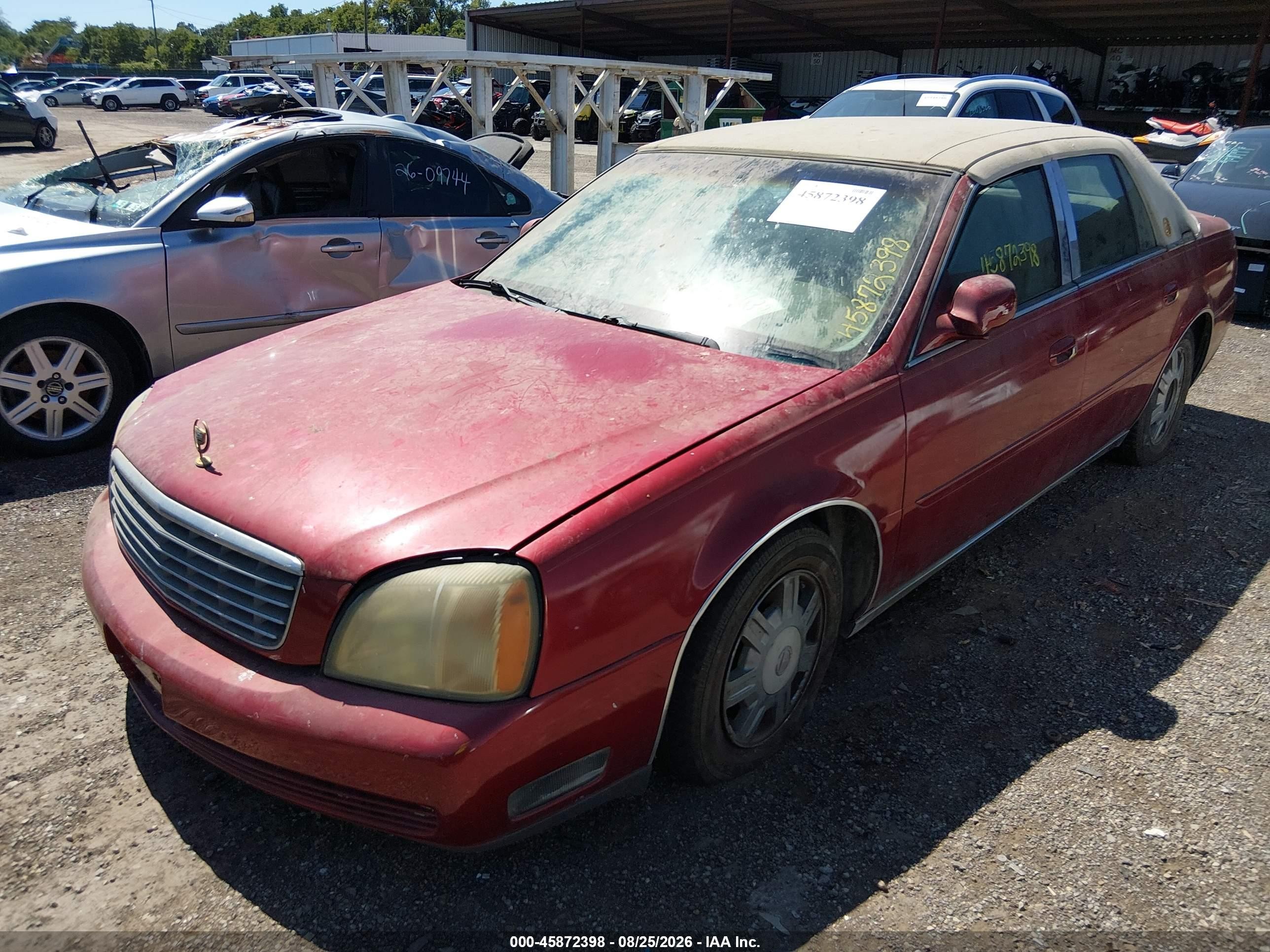 2004 Cadillac Deville   Красный vin: 1G6KD54Y94U165511