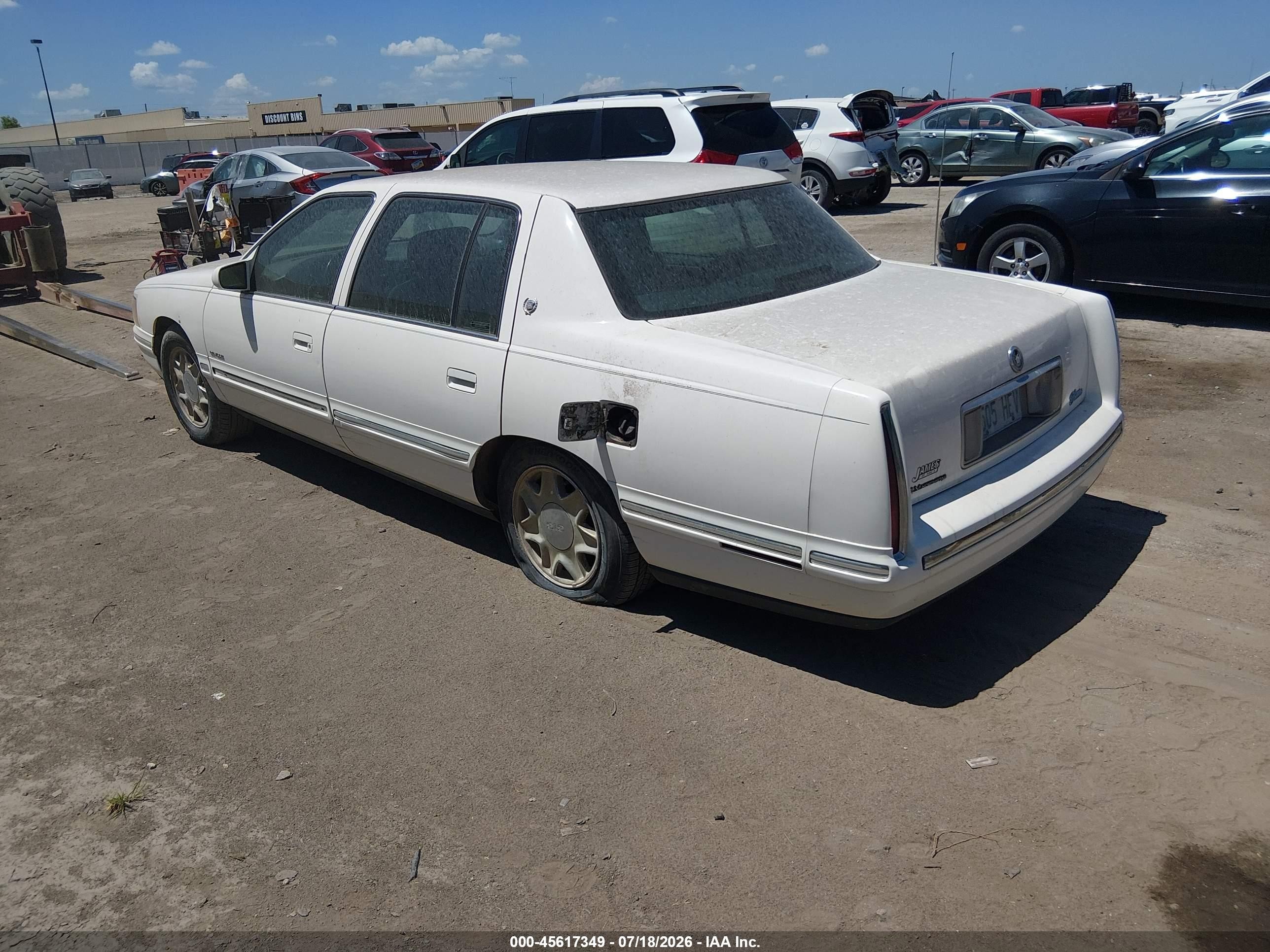 1999 Cadillac Deville   Белый vin: 1G6KD54Y9XU720994