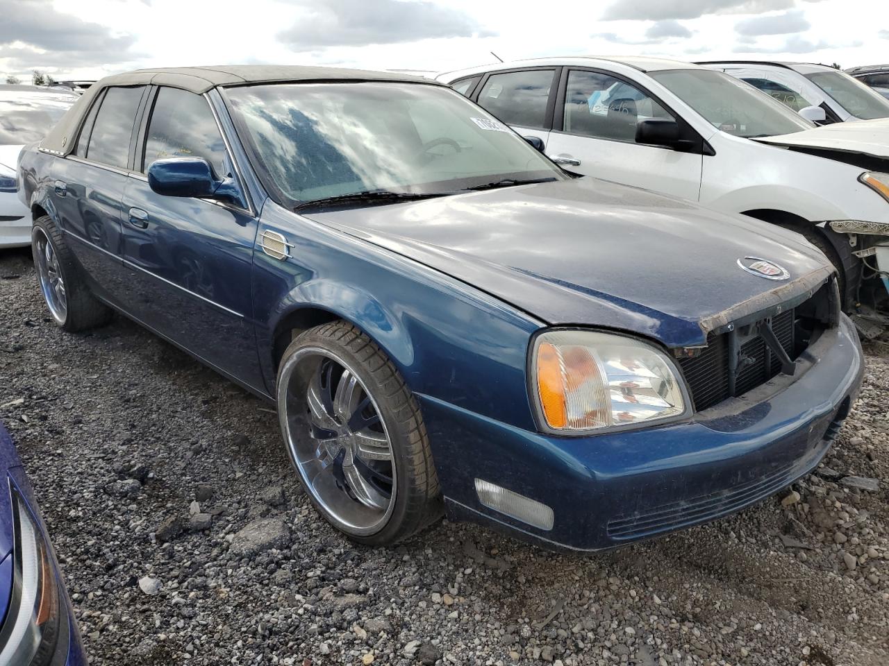 2000 Cadillac Deville Blue vin: 1G6KD54Y9YU347909