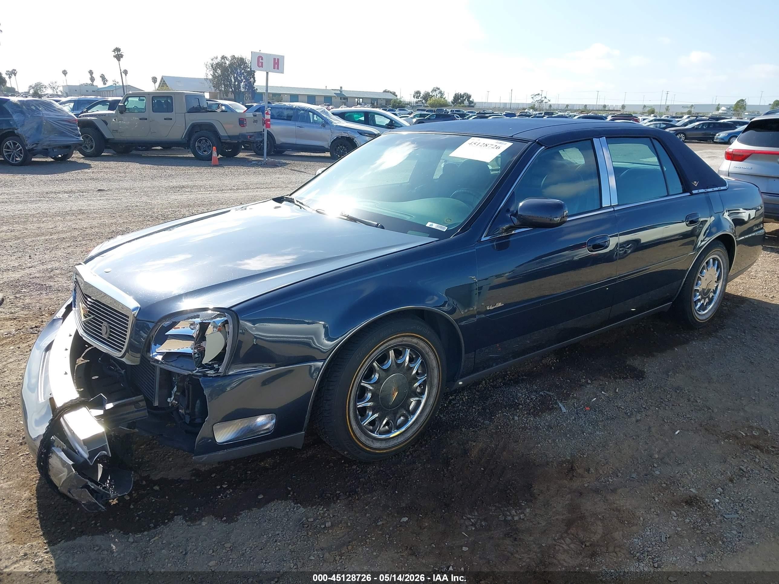 2001 Cadillac Deville Standard Blue vin: 1G6KD54YX1U199601
