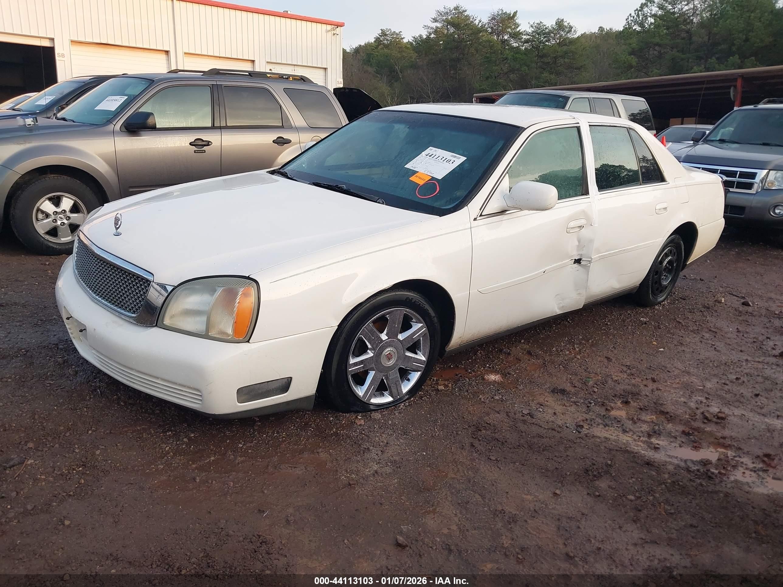 2000 Cadillac Deville Standard White vin: 1G6KD54YXYU294623