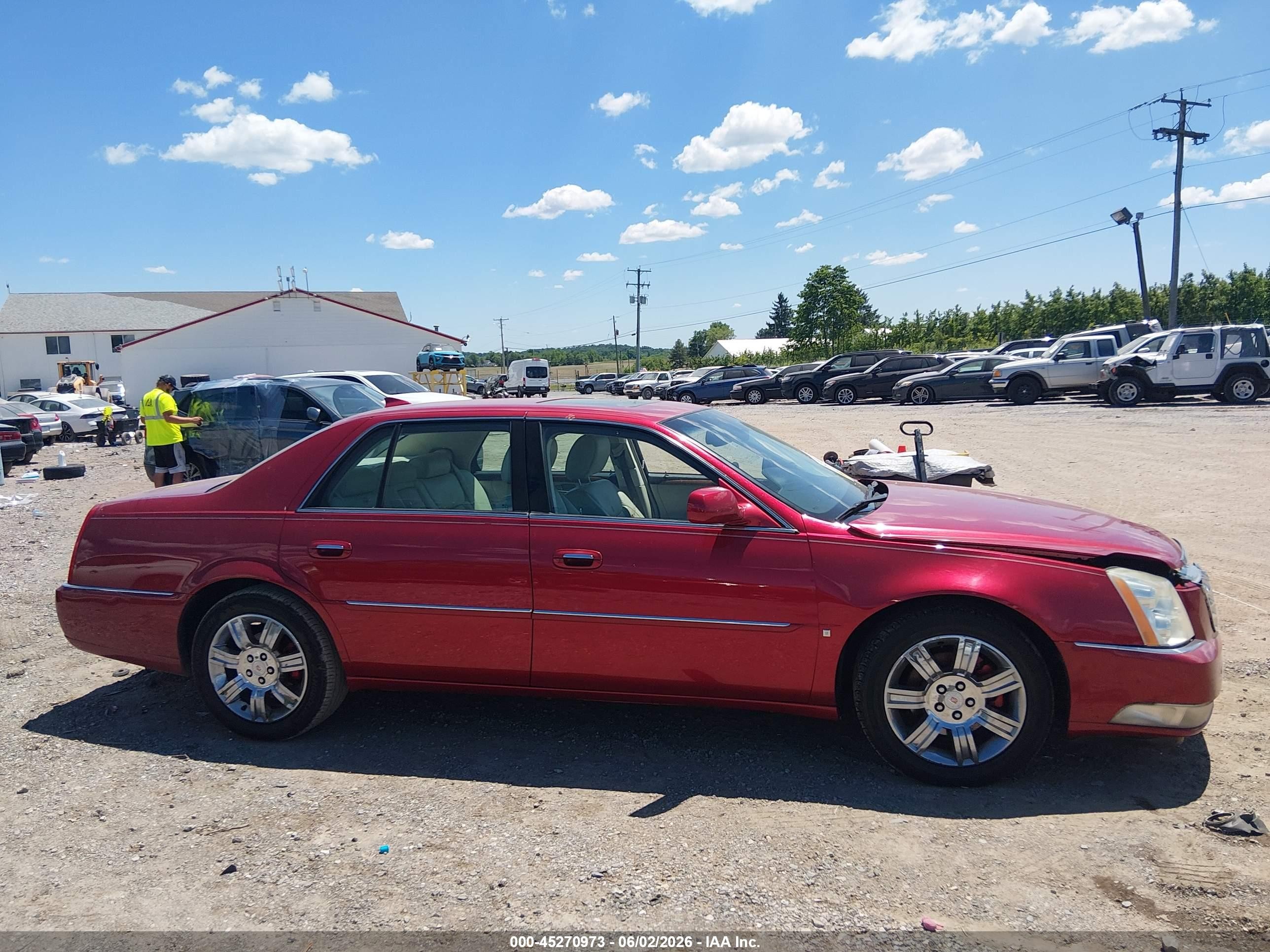 2009 Cadillac Dts 1se Red vin: 1G6KD57909U143716
