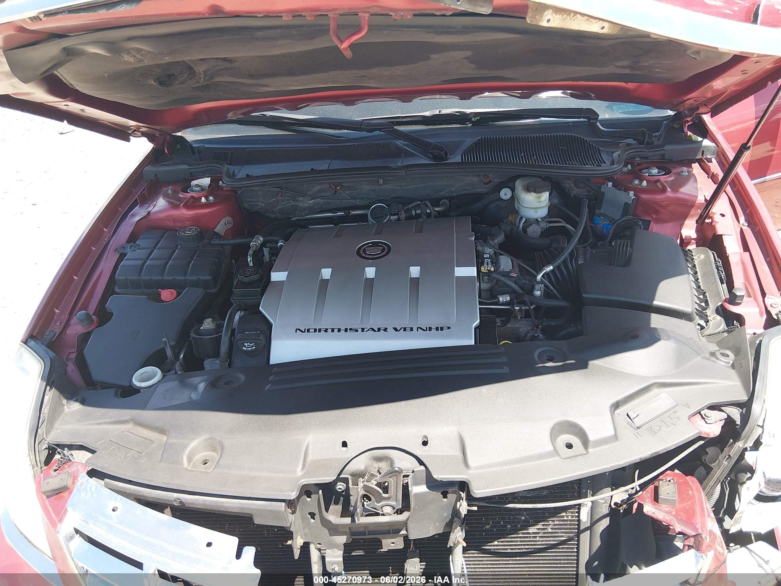 2009 Cadillac Dts 1se Red vin: 1G6KD57909U143716