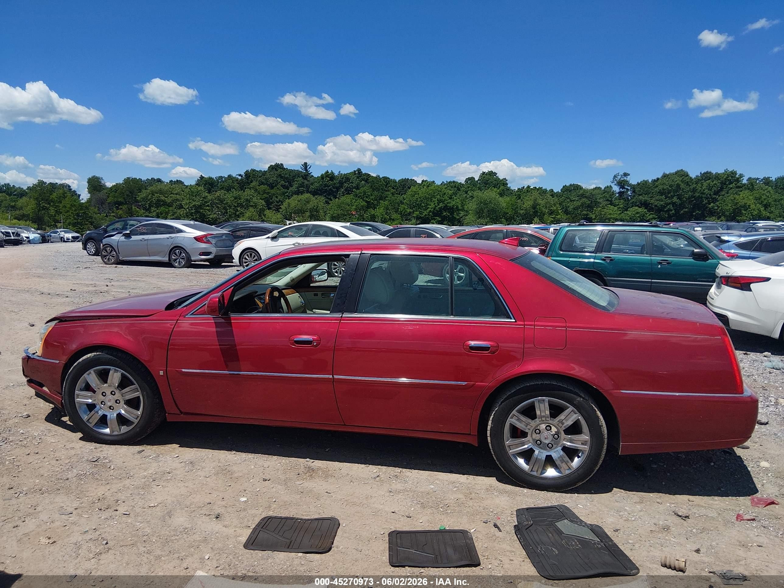 2009 Cadillac Dts 1se Red vin: 1G6KD57909U143716