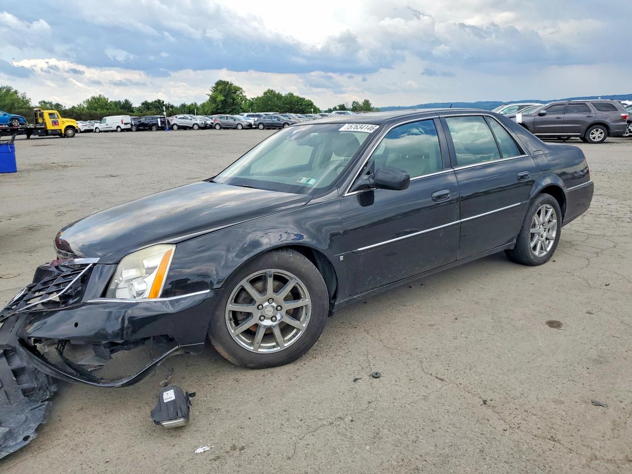 2008 Cadillac Dts Black vin: 1G6KD57978U111666