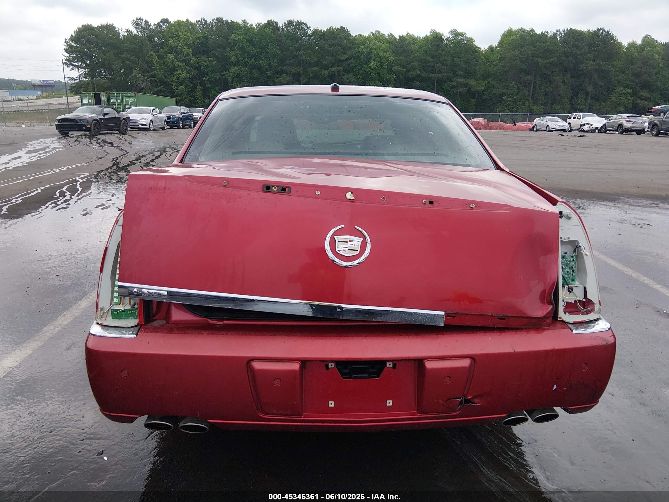 2006 Cadillac Dts 1se Red vin: 1G6KD57986U178676