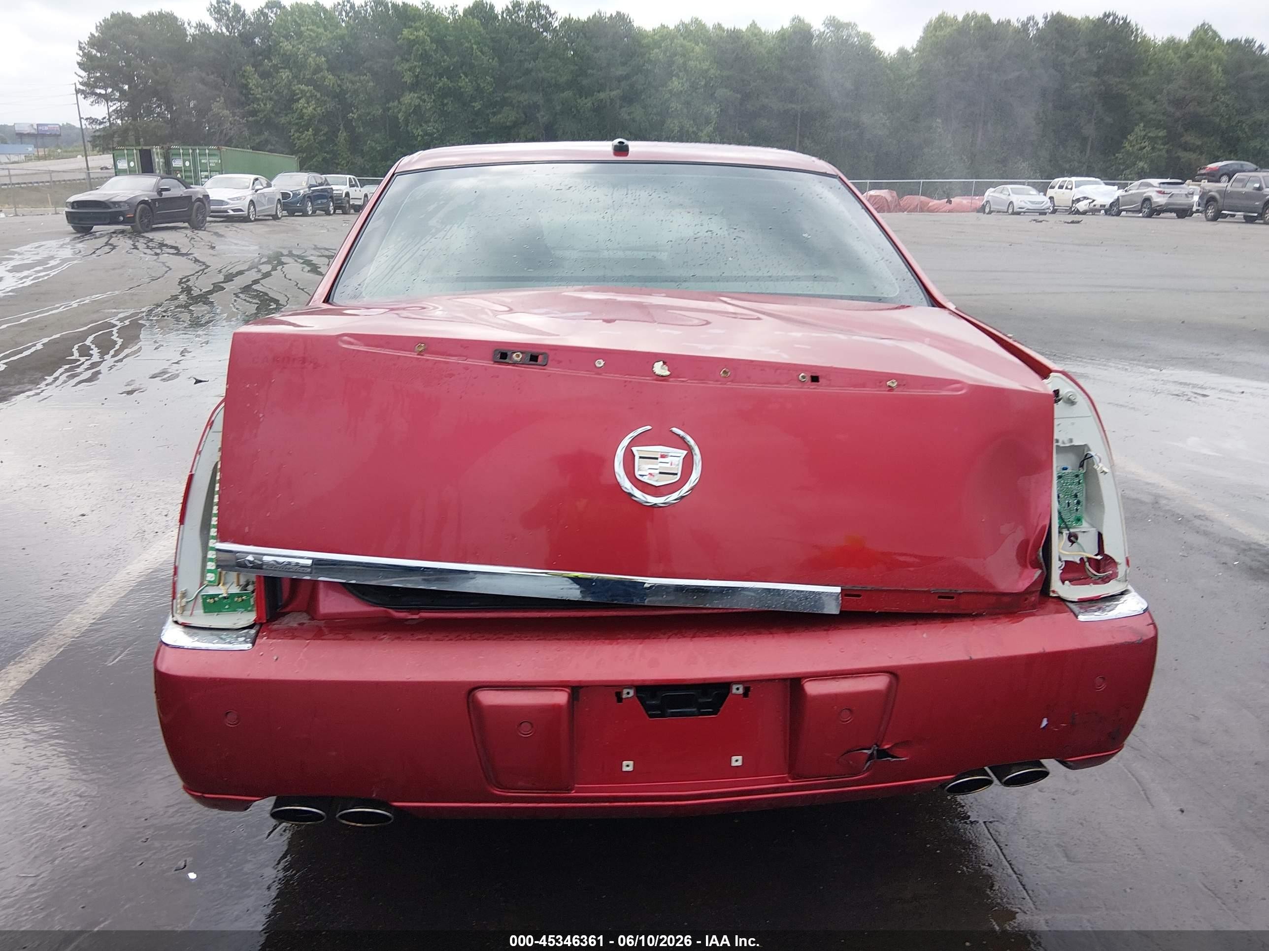 2006 Cadillac Dts 1se Red vin: 1G6KD57986U178676