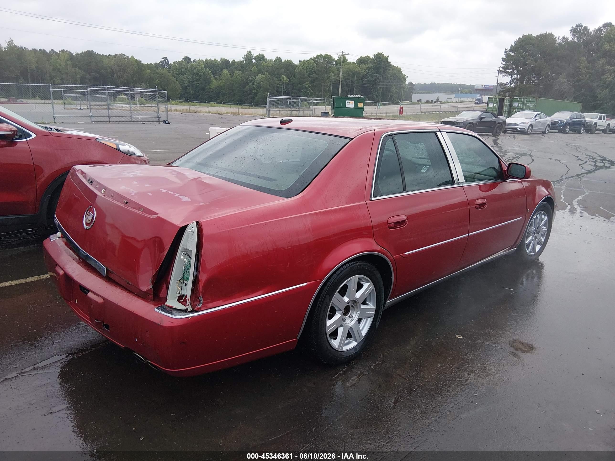 2006 Cadillac Dts 1se Red vin: 1G6KD57986U178676