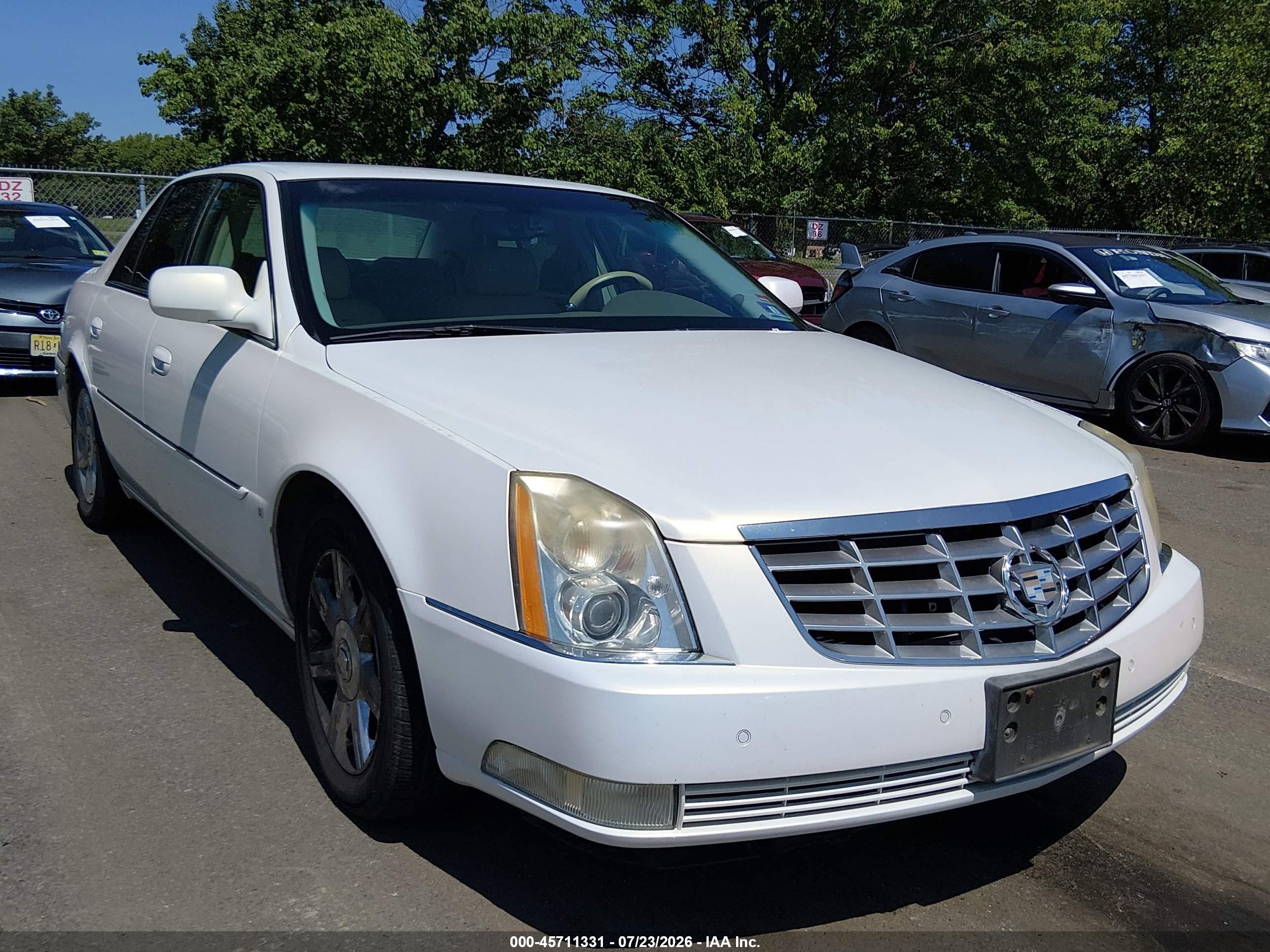 2006 Cadillac Dts 1sb White vin: 1G6KD57Y06U118852