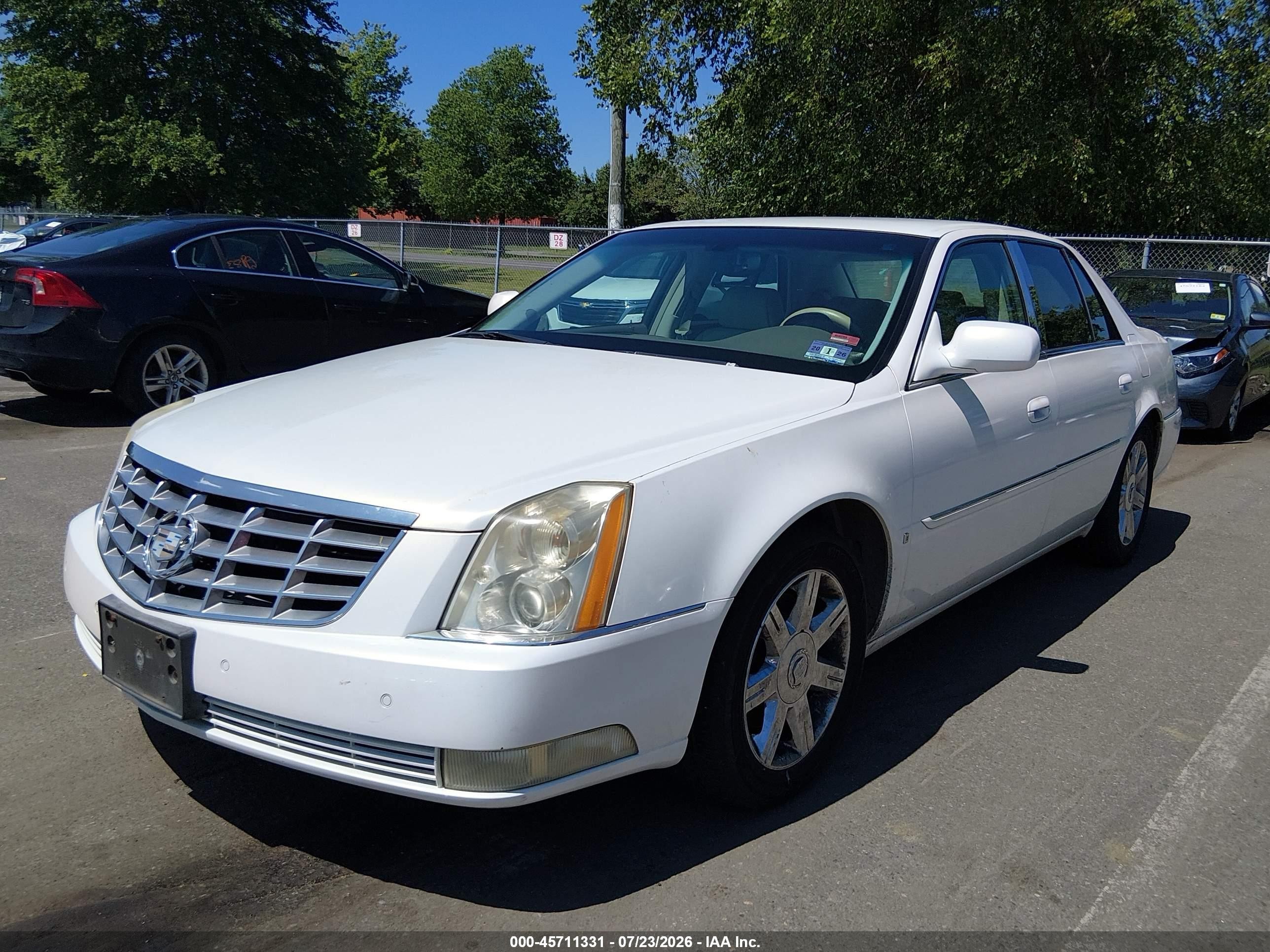 2006 Cadillac Dts 1sb White vin: 1G6KD57Y06U118852
