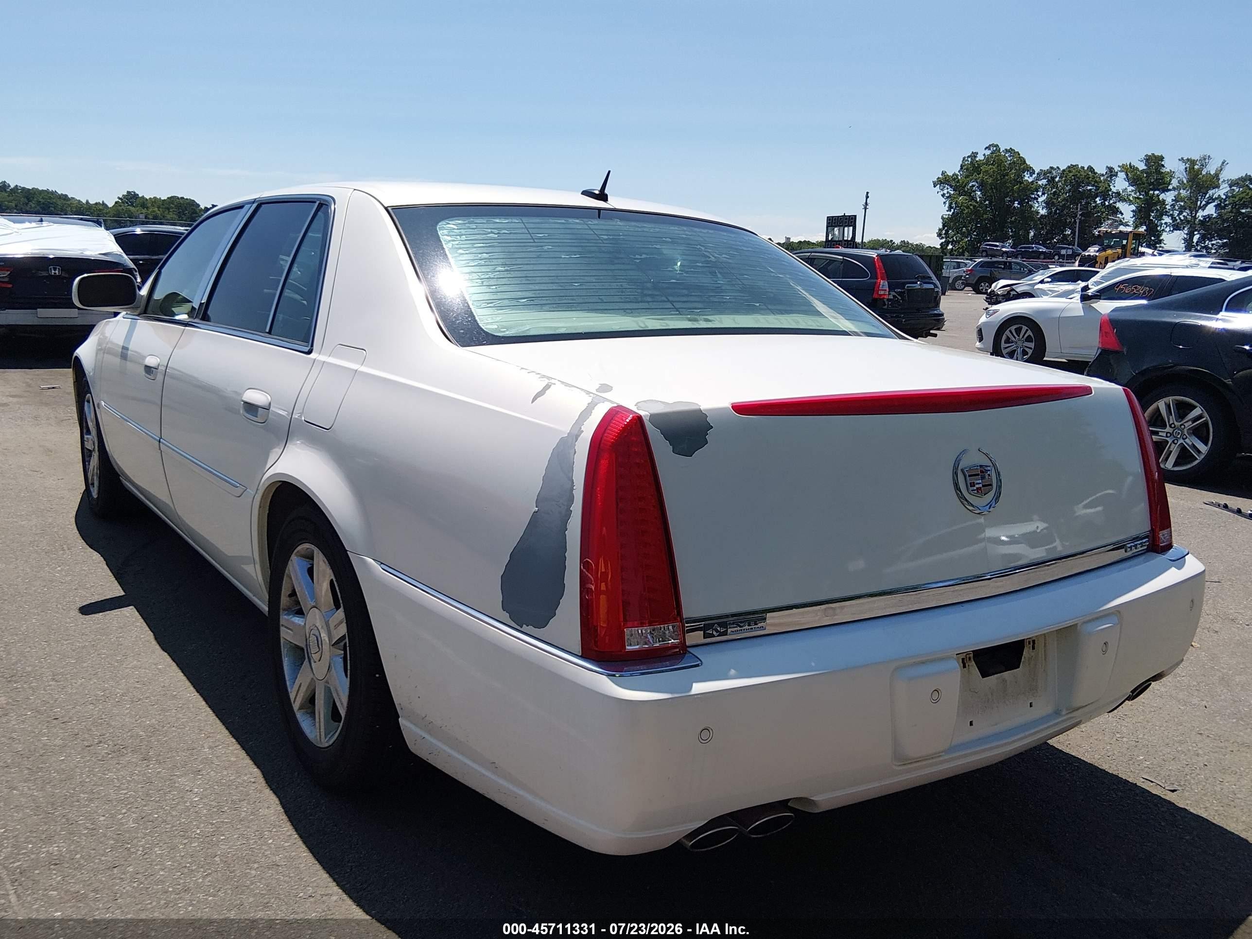 2006 Cadillac Dts 1sb White vin: 1G6KD57Y06U118852