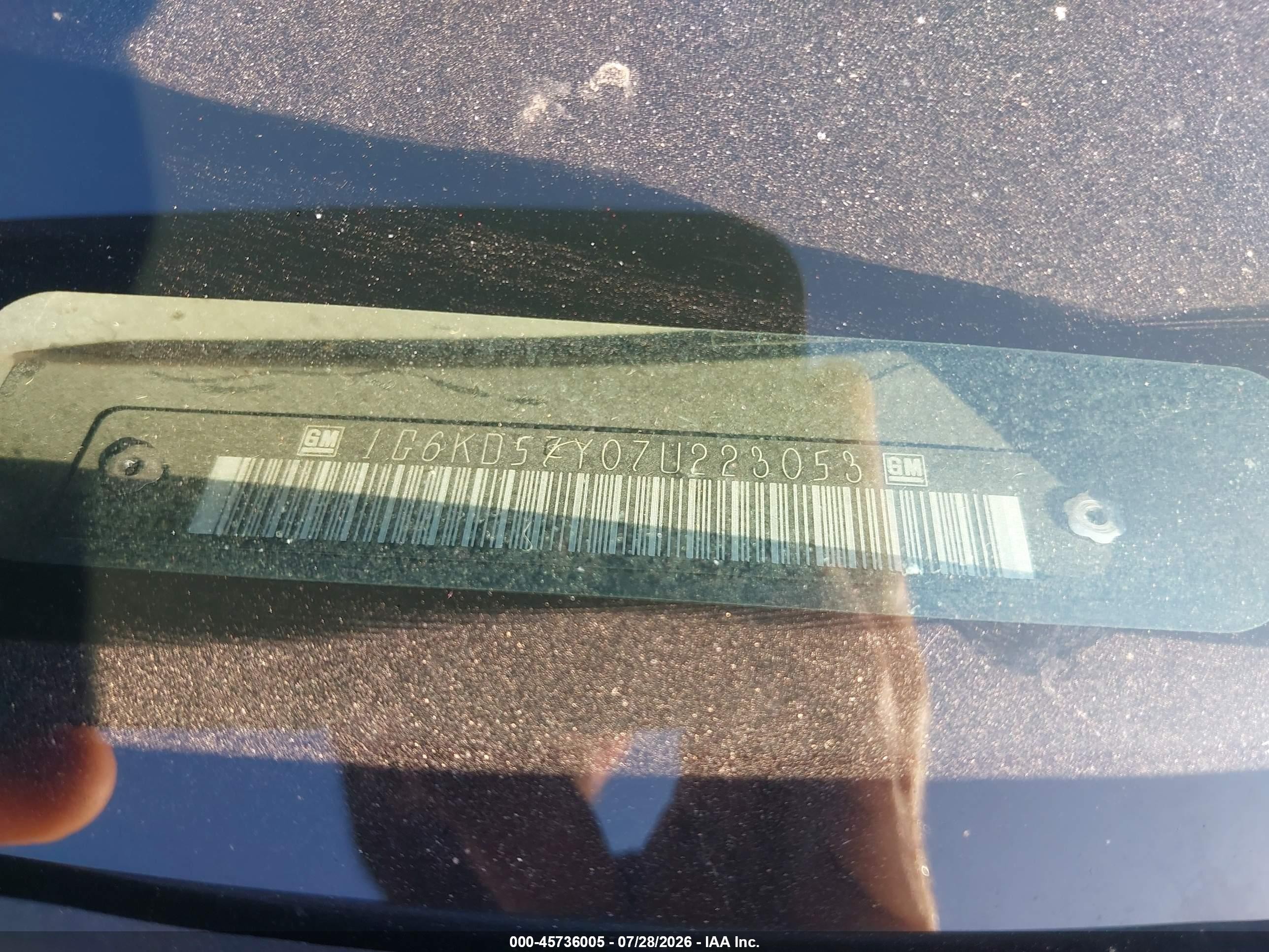 2007 Cadillac Dts Luxury Ii Silver vin: 1G6KD57Y07U223053