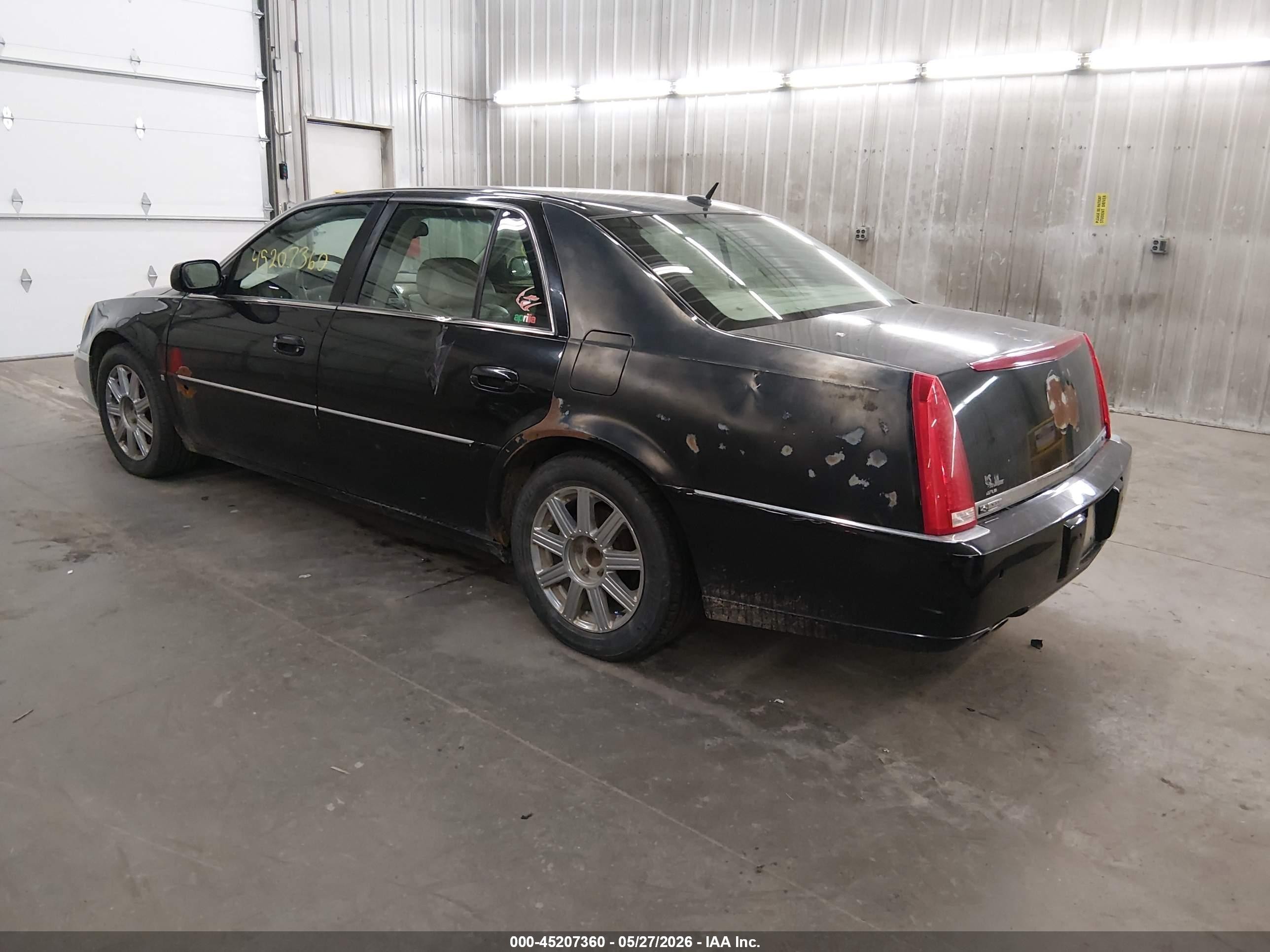 2007 Cadillac Dts Luxury Ii Black vin: 1G6KD57Y17U237429