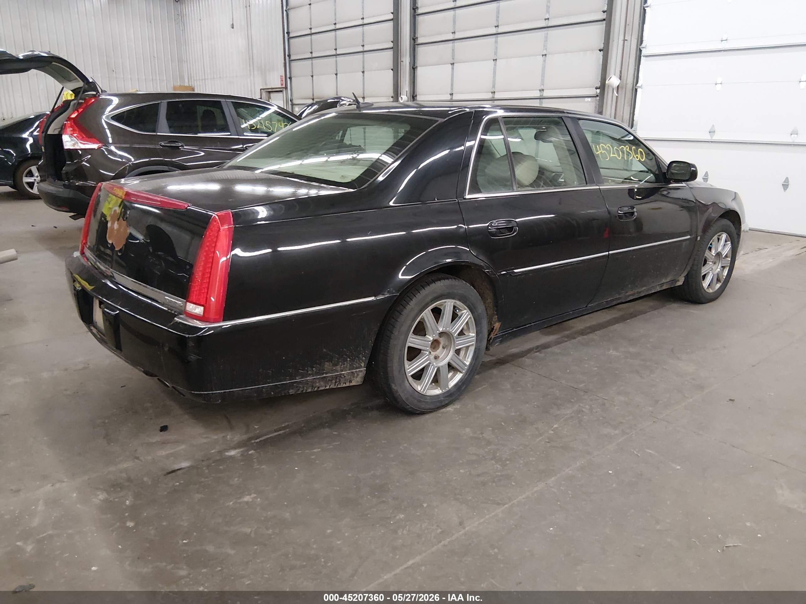 2007 Cadillac Dts Luxury Ii Black vin: 1G6KD57Y17U237429