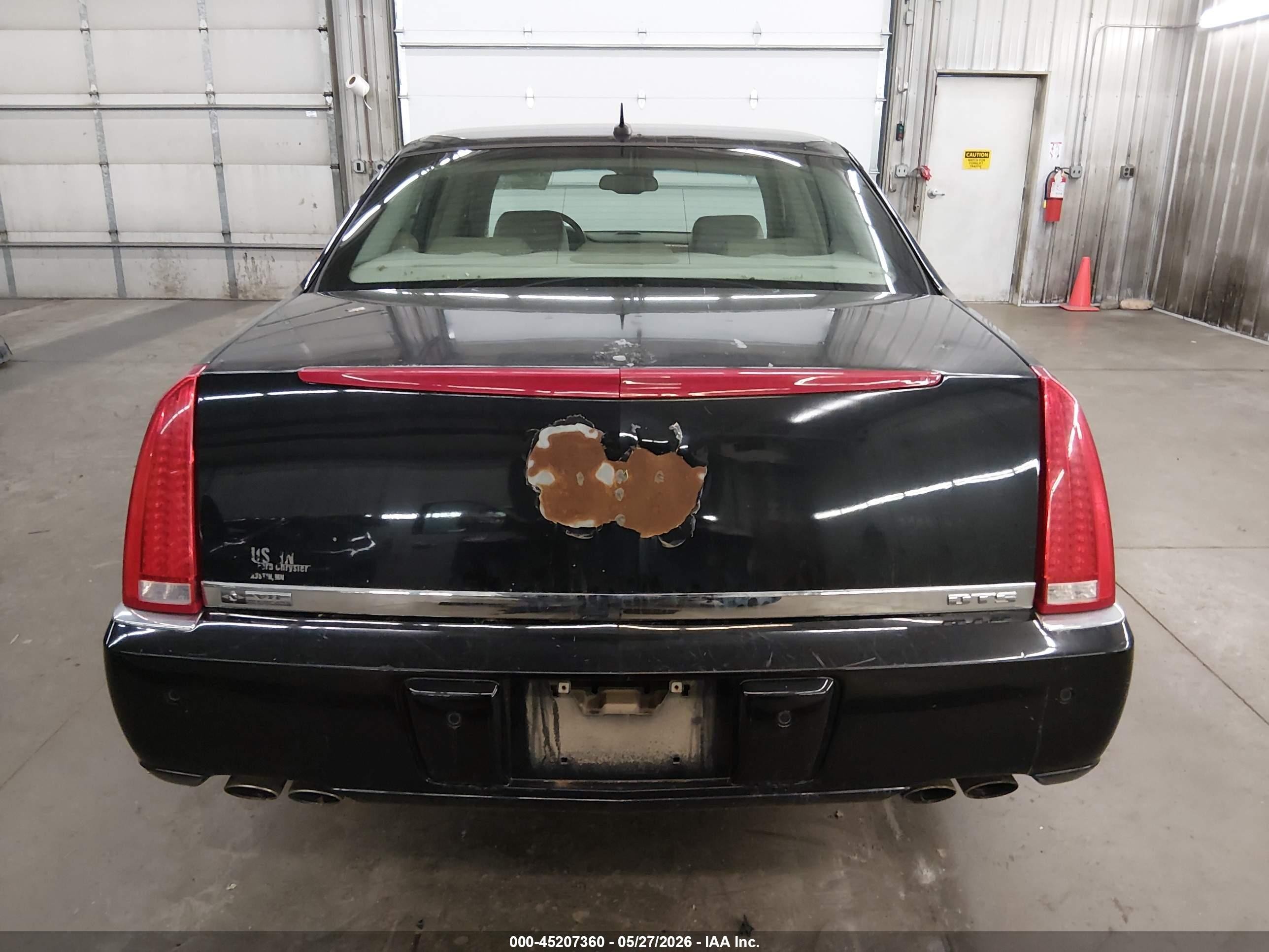 2007 Cadillac Dts Luxury Ii Black vin: 1G6KD57Y17U237429