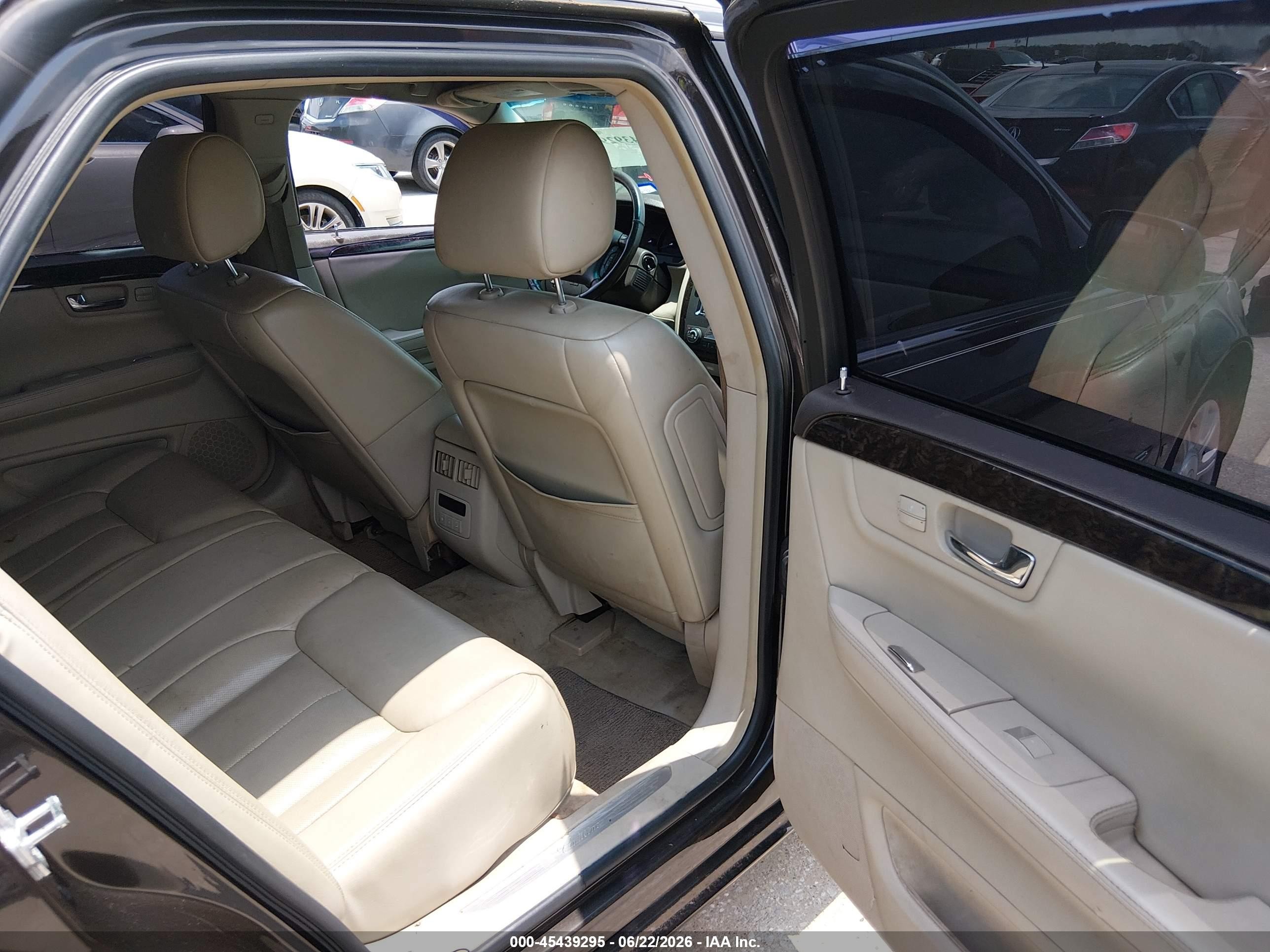 2008 Cadillac Dts 1sc Black vin: 1G6KD57Y18U194681