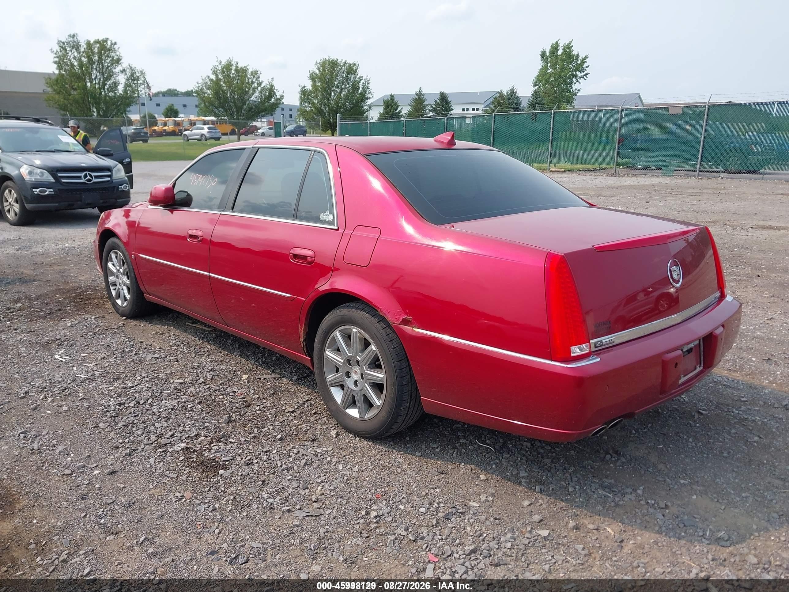 2009 Cadillac Dts 1sc Red vin: 1G6KD57Y19U143683