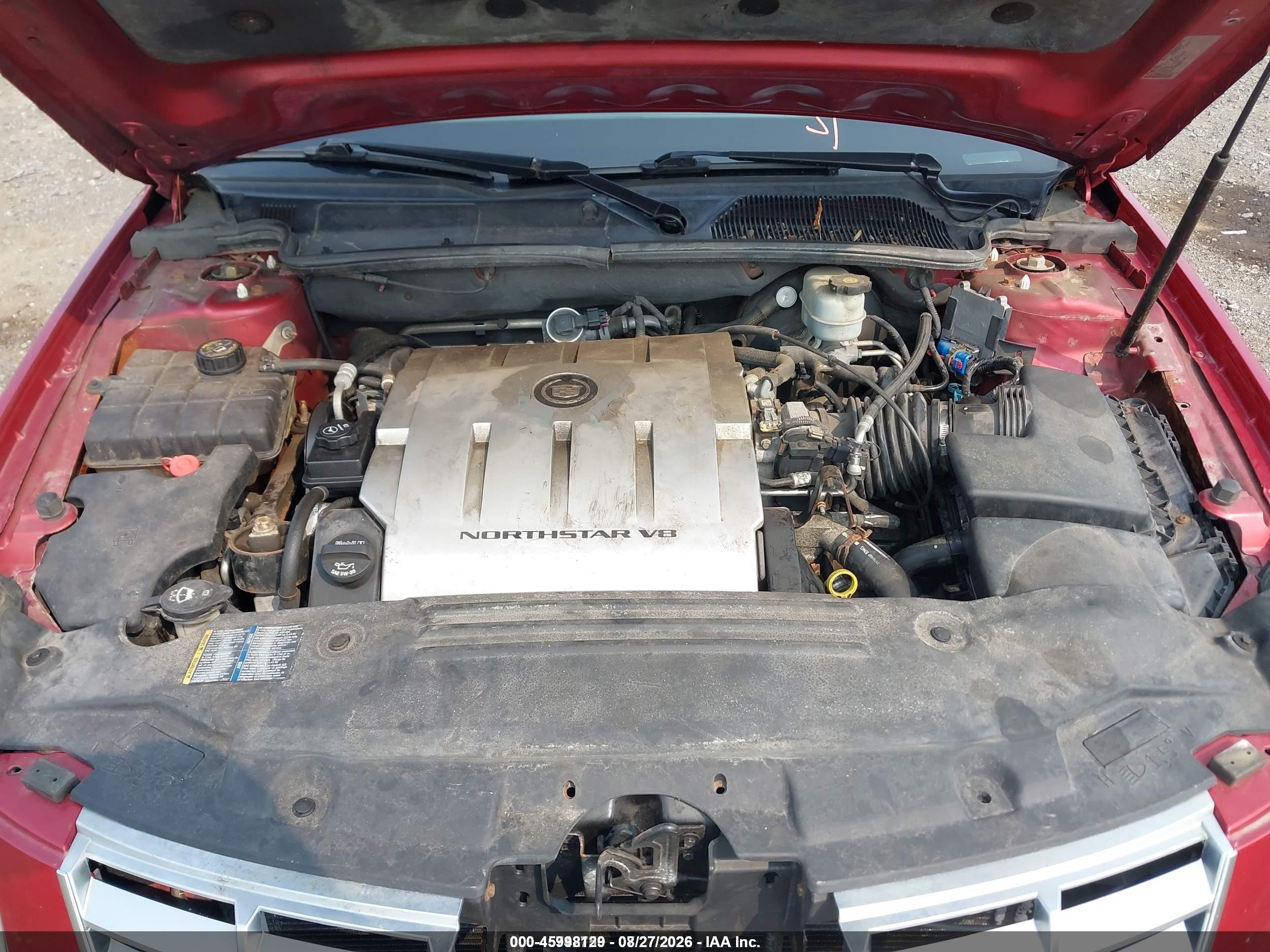 2009 Cadillac Dts 1sc Red vin: 1G6KD57Y19U143683
