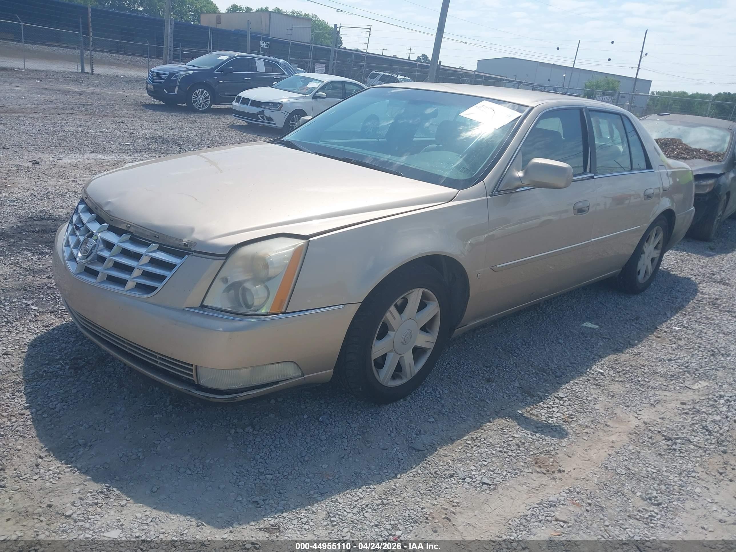 2006 Cadillac Dts Standard Gold vin: 1G6KD57Y26U103463