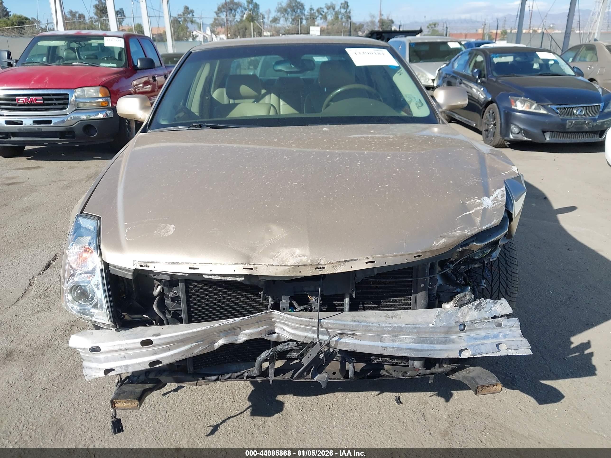 2006 Cadillac Dts Standard Gold vin: 1G6KD57Y26U166403