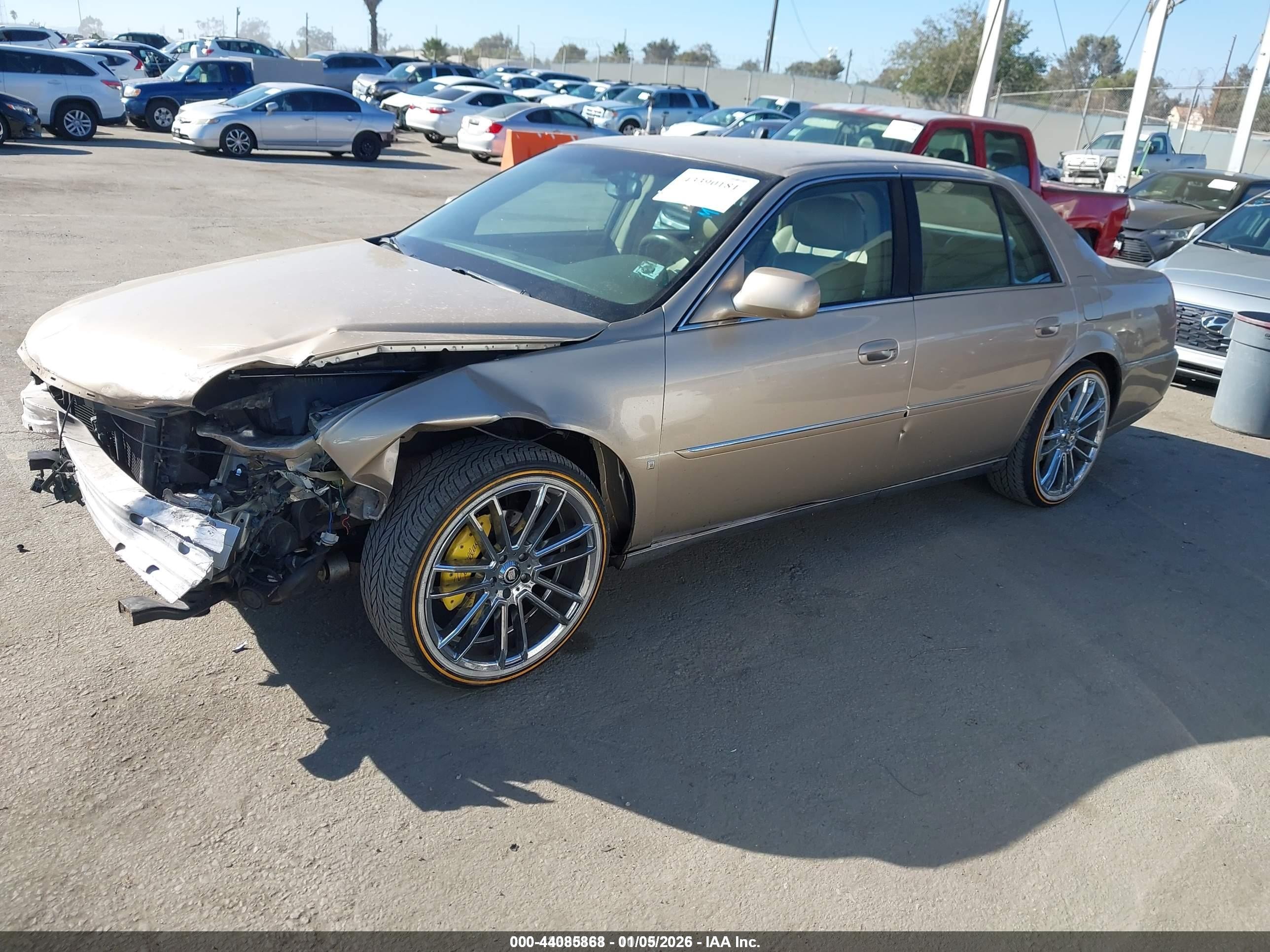 2006 Cadillac Dts Standard Gold vin: 1G6KD57Y26U166403