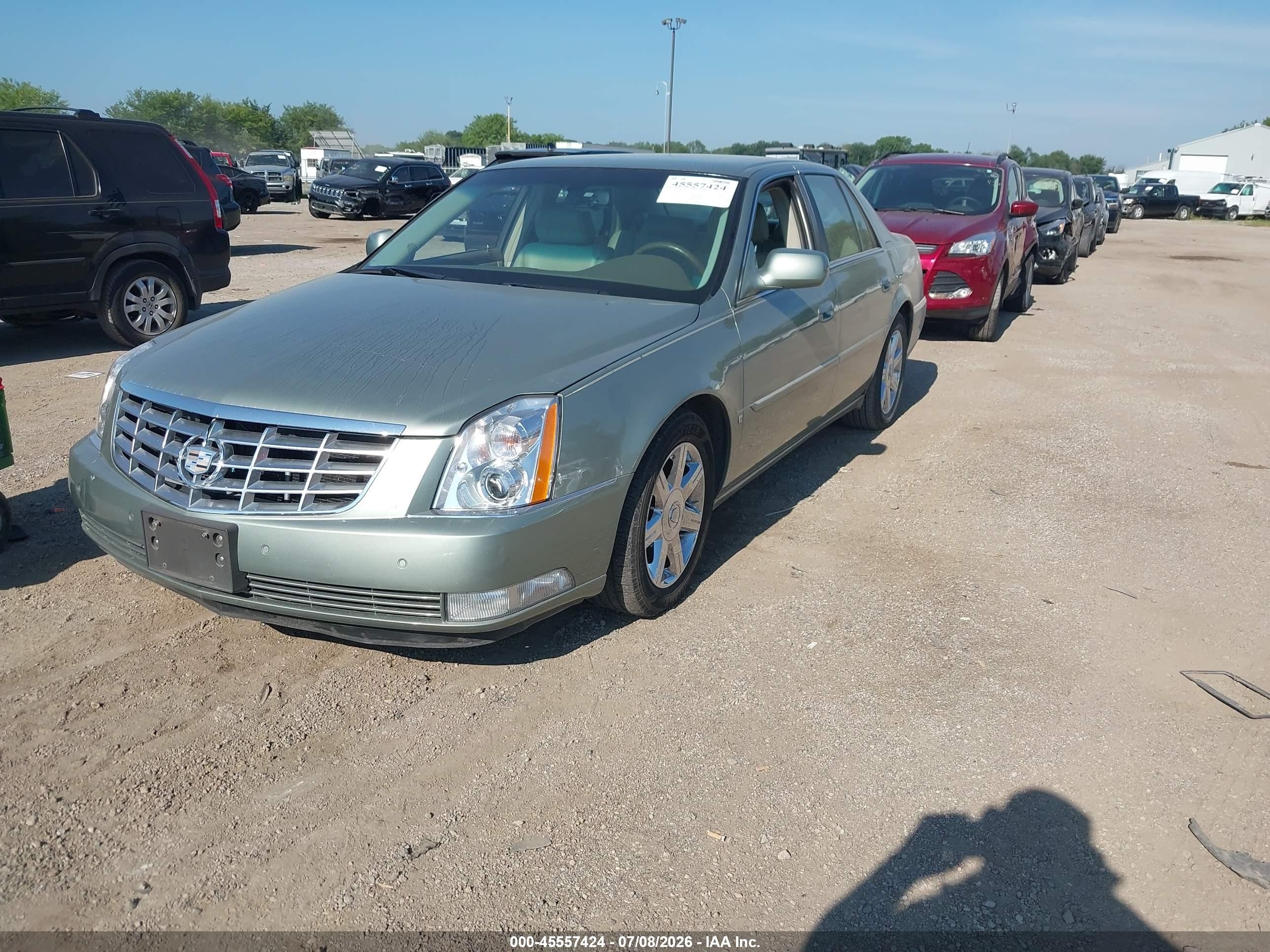 2006 Cadillac Dts 1sb Зеленый vin: 1G6KD57Y26U173710